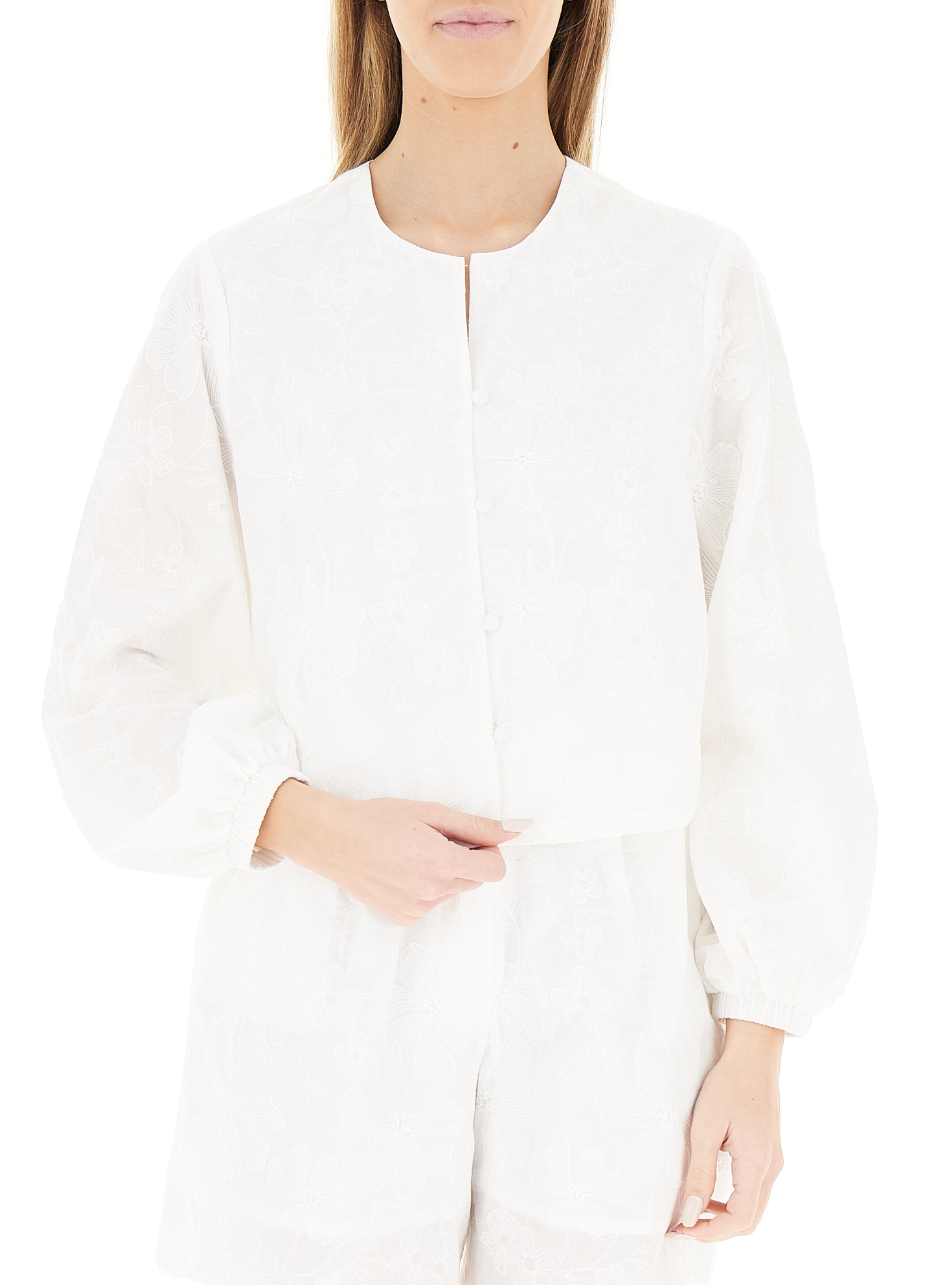 KOCCA Camicia con ricami BIANCO XS