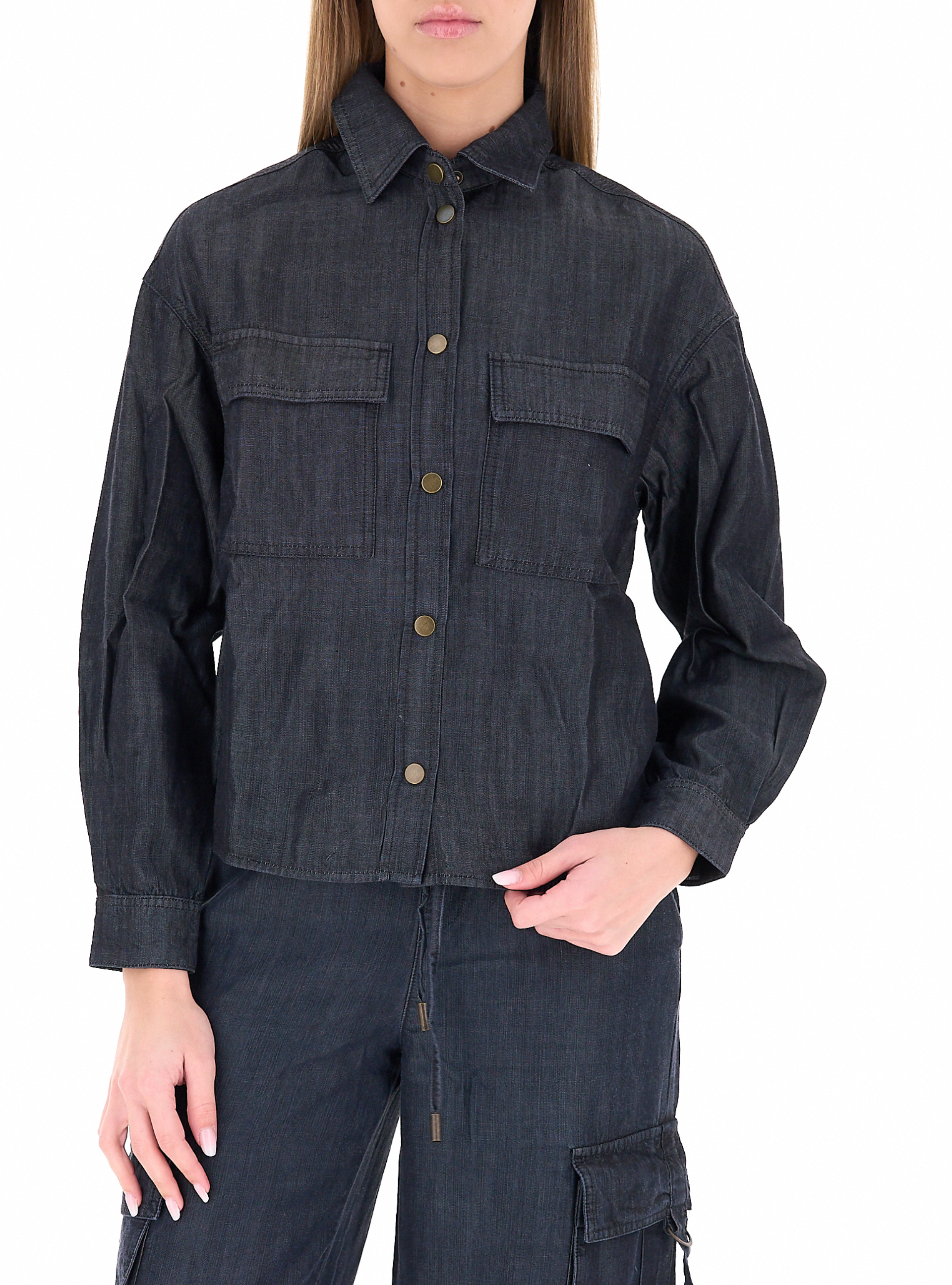 Camicia in jeans BLU SCURO 44