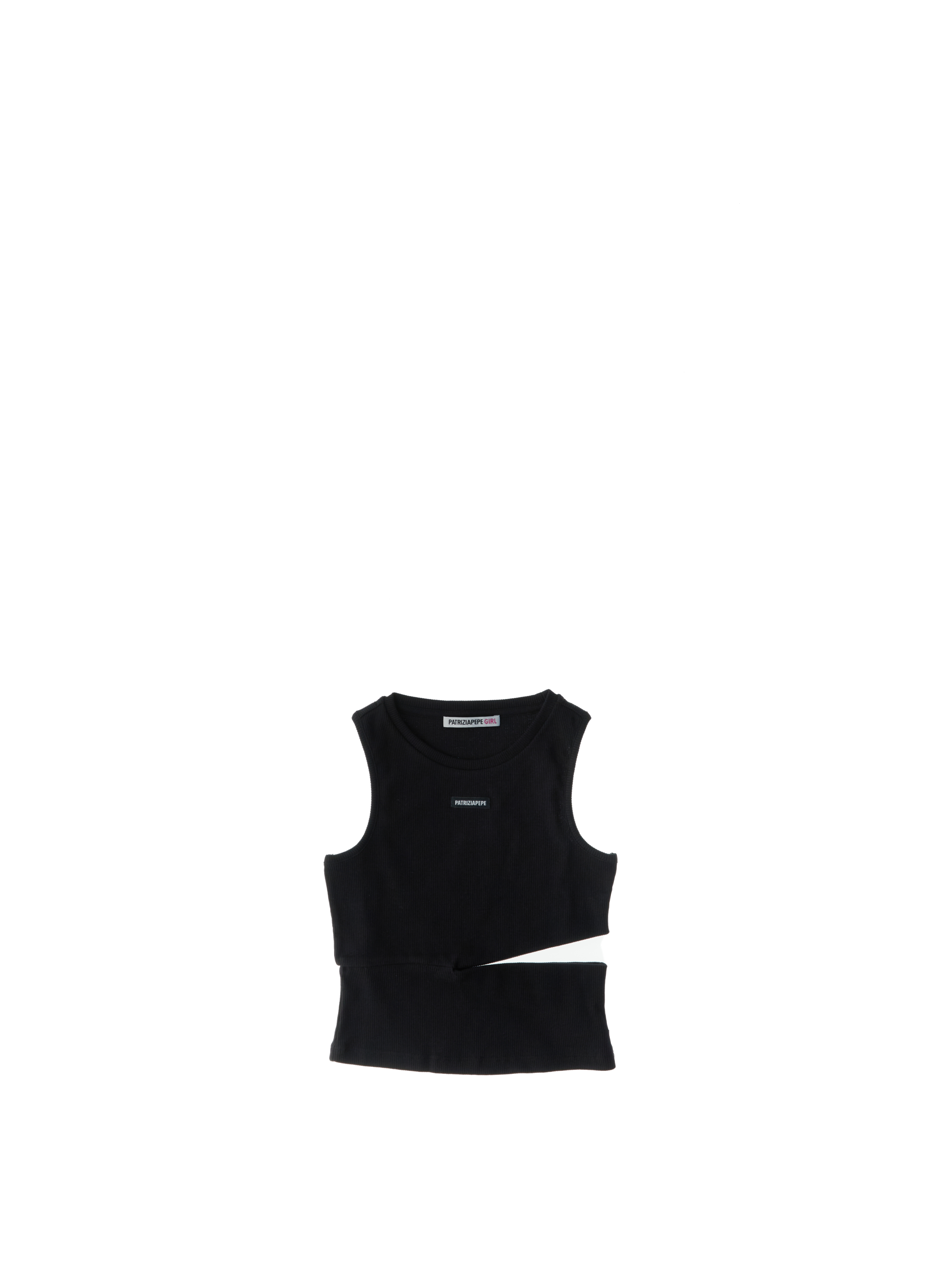 Top misto cotone NERO M