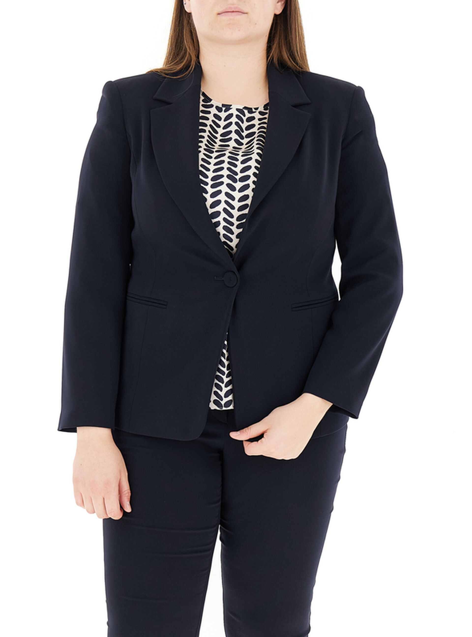 Blazer monopetto BLU NAVY 17