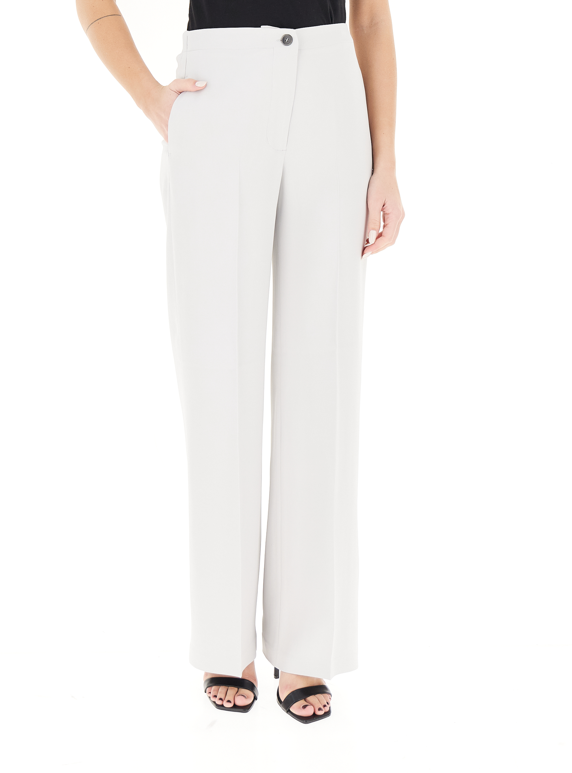 Pantalone a palazzo GRIGIO CHIARO 40
