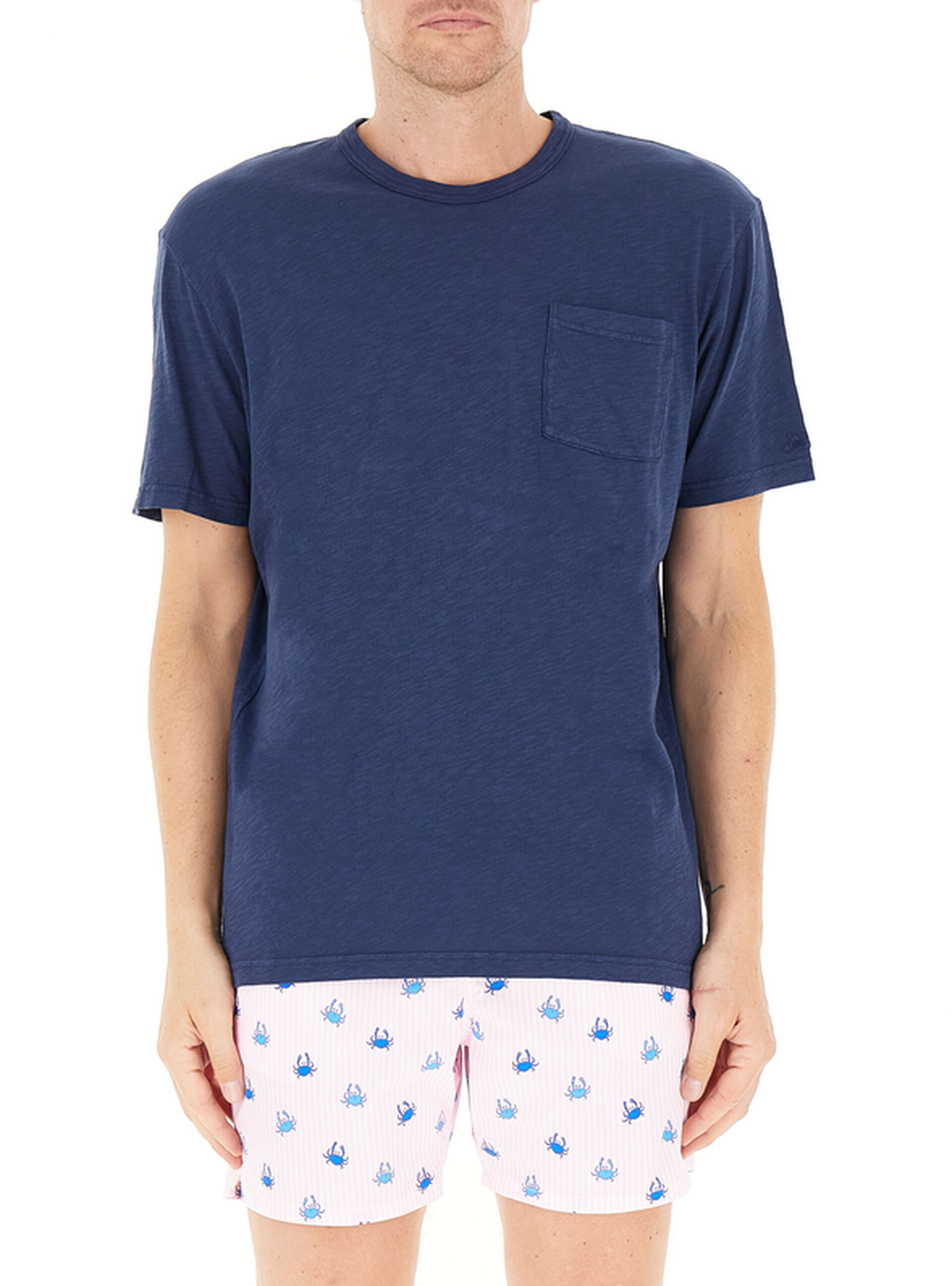 T-shirt girocollo BLU NAVY