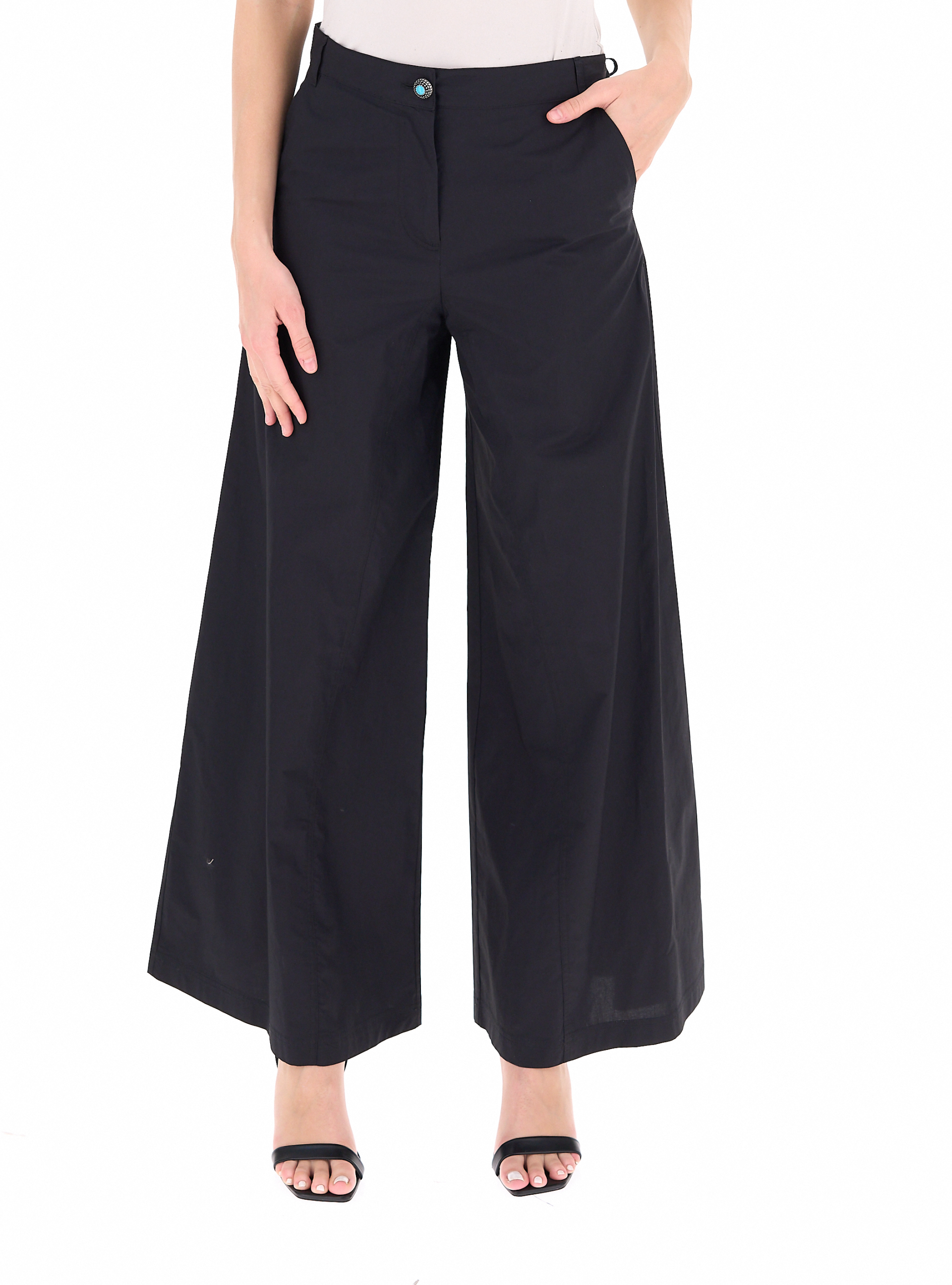 Pinko Pantalone wide leg NERO