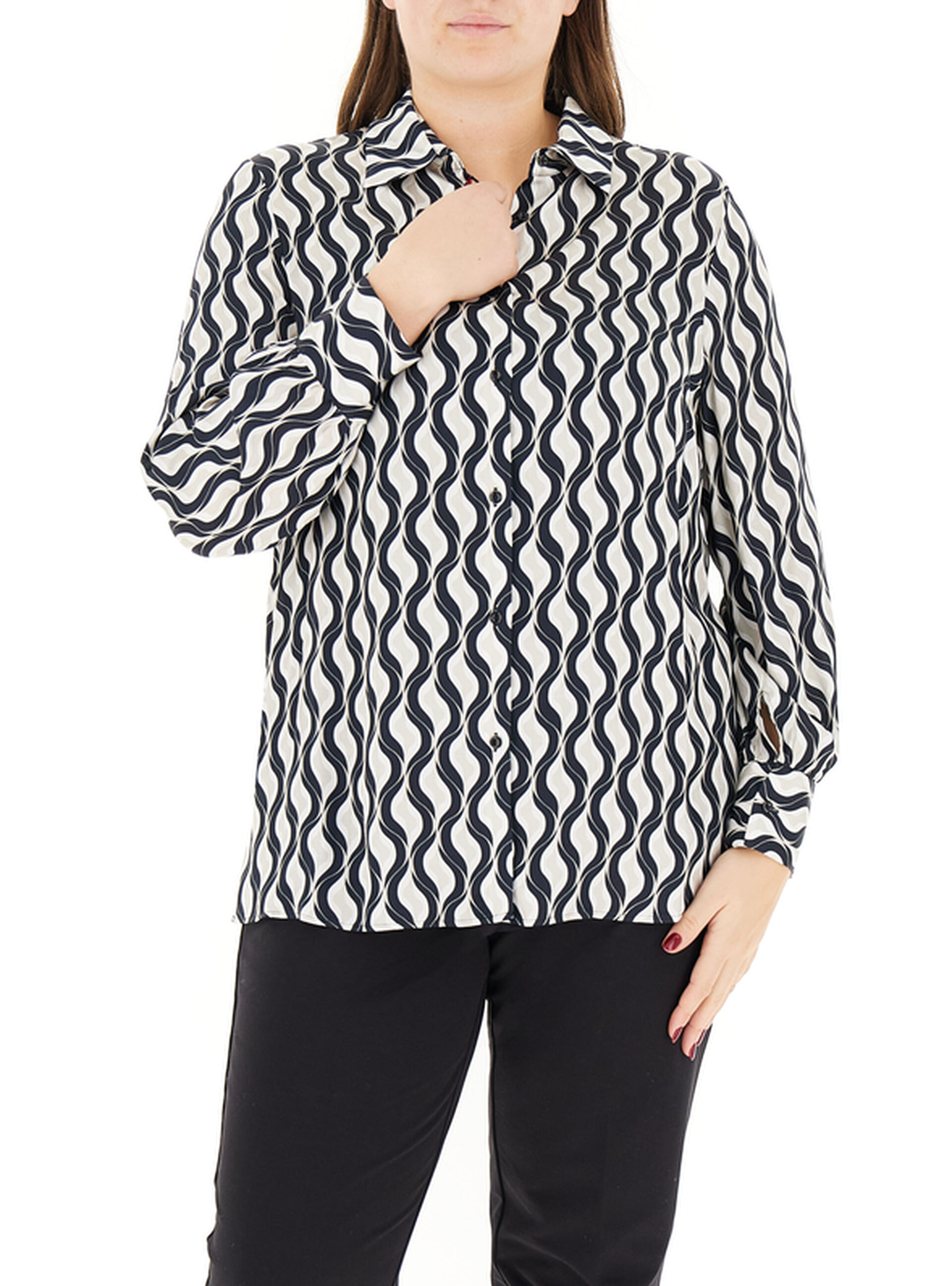 Camicia in viscosa BURRO 47