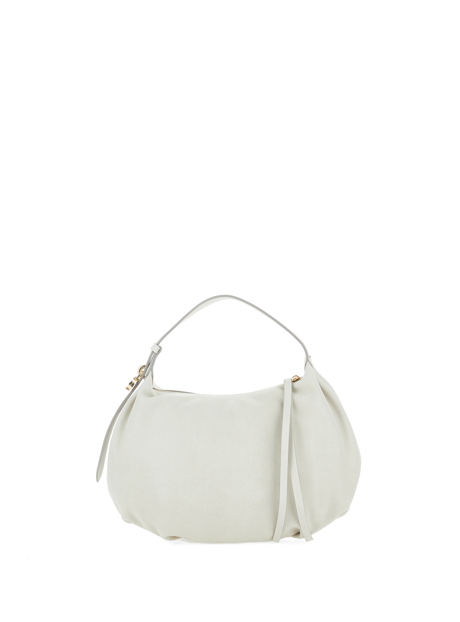 BORBONESE Borsa in pelle AVORIO