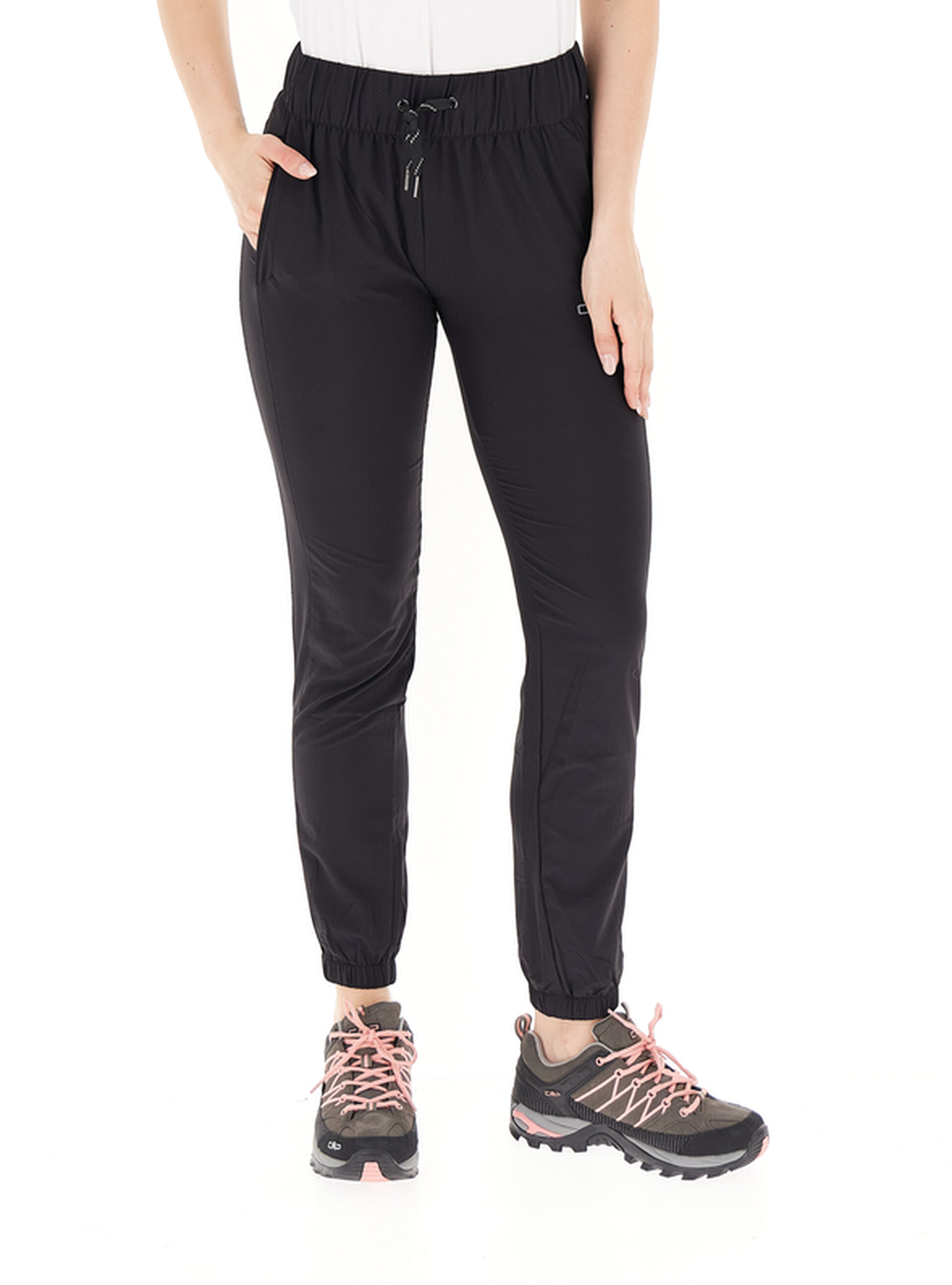 Pantalone vita elasticizzata NERO