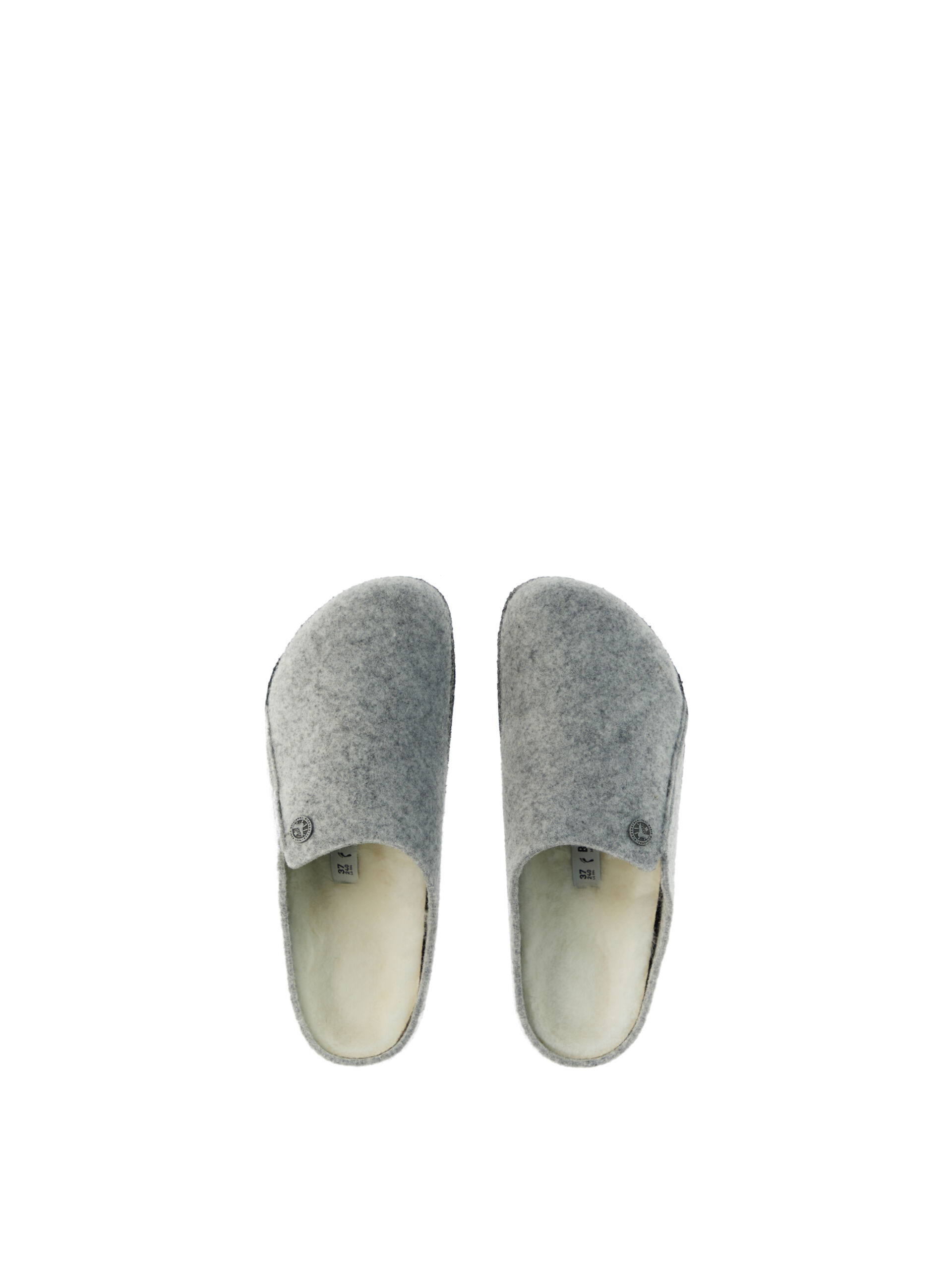 Pantofole in lana GRIGIO 37