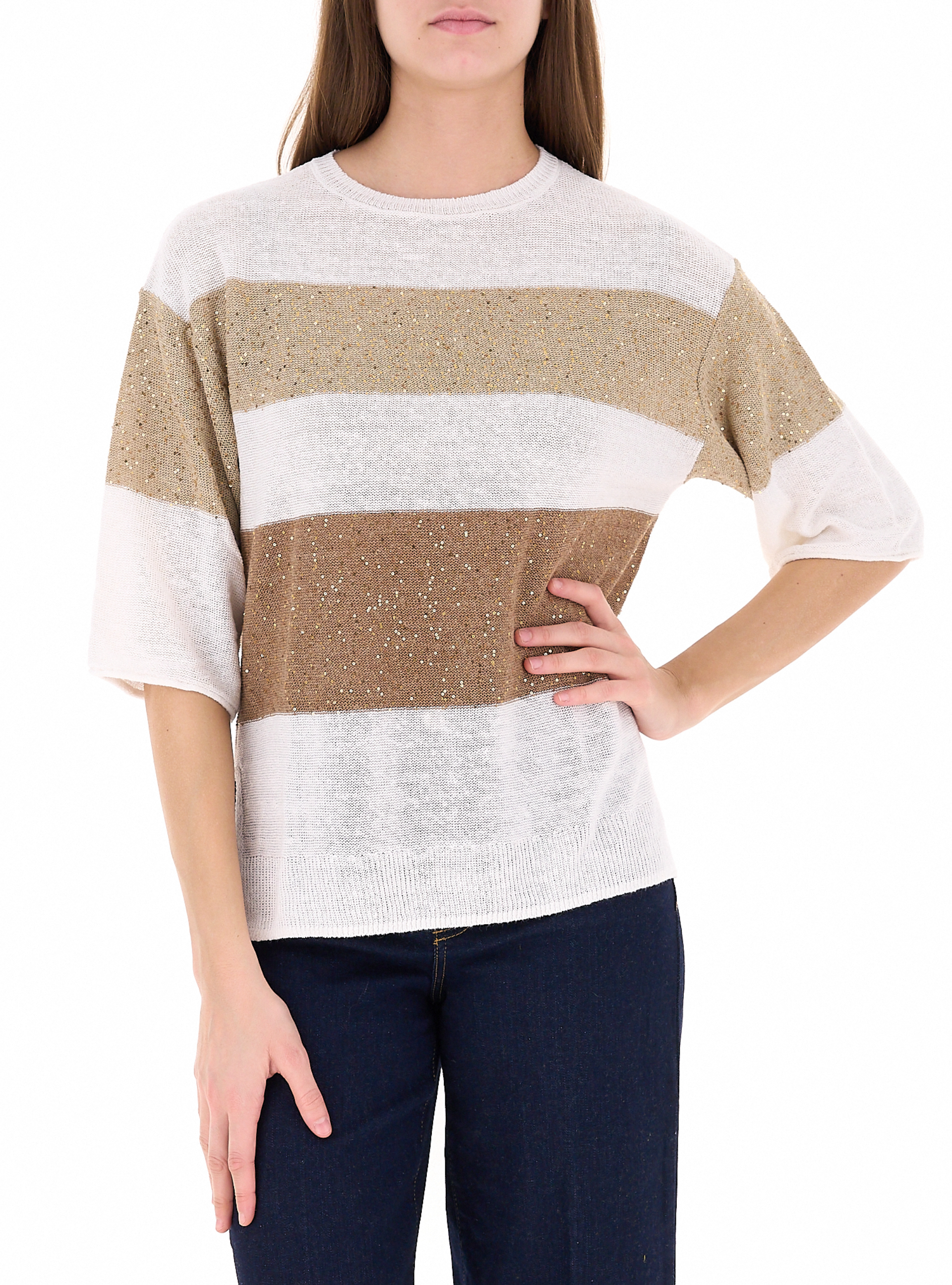 Maglia in lino PANNA L