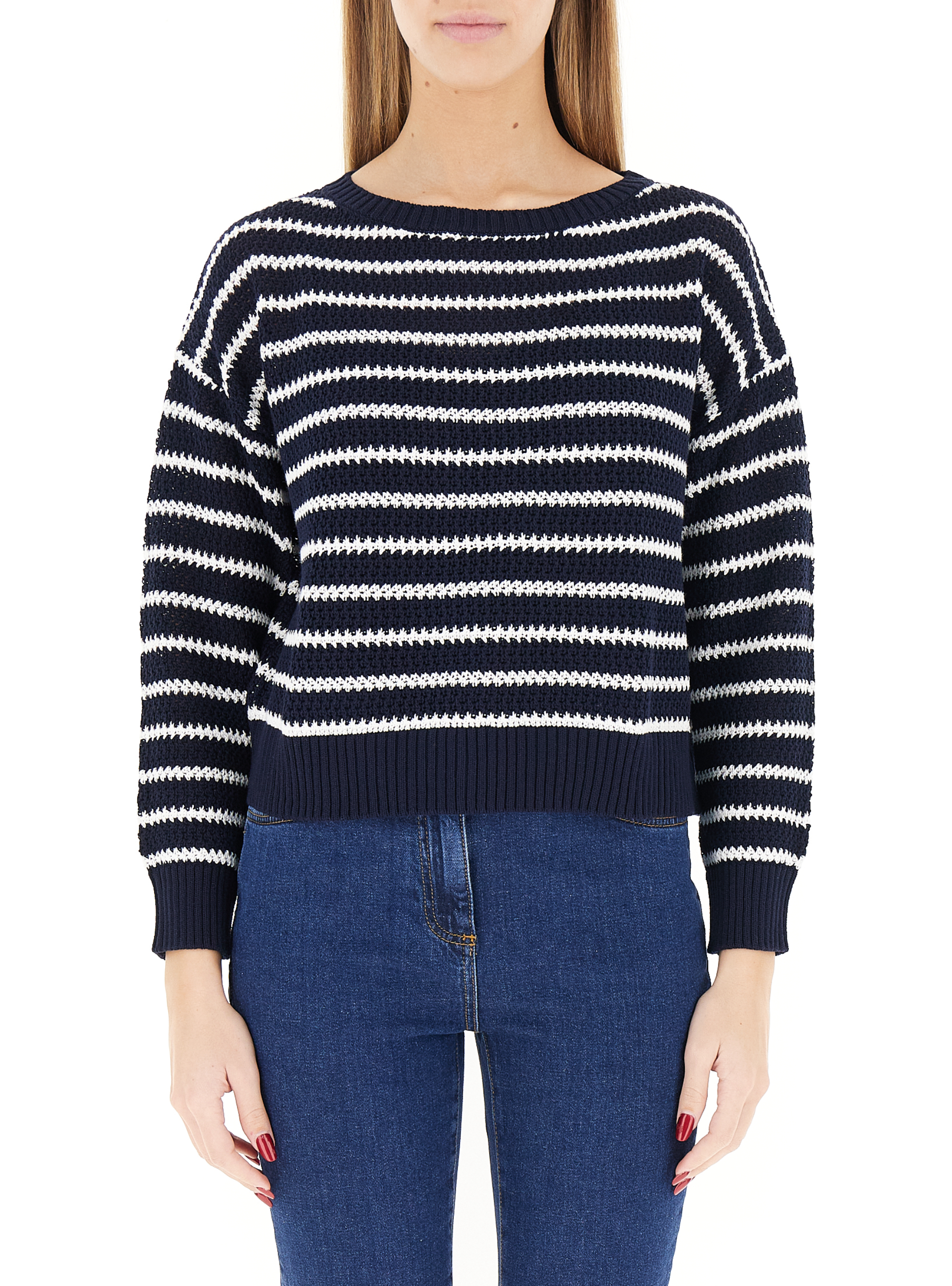 Maglione in cotone BLU NOTTE
