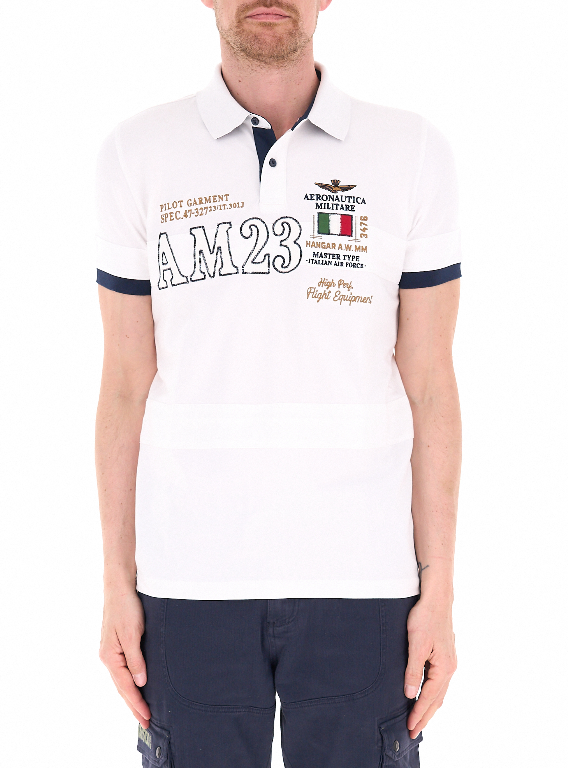 Polo maniche corte PANNA XXL