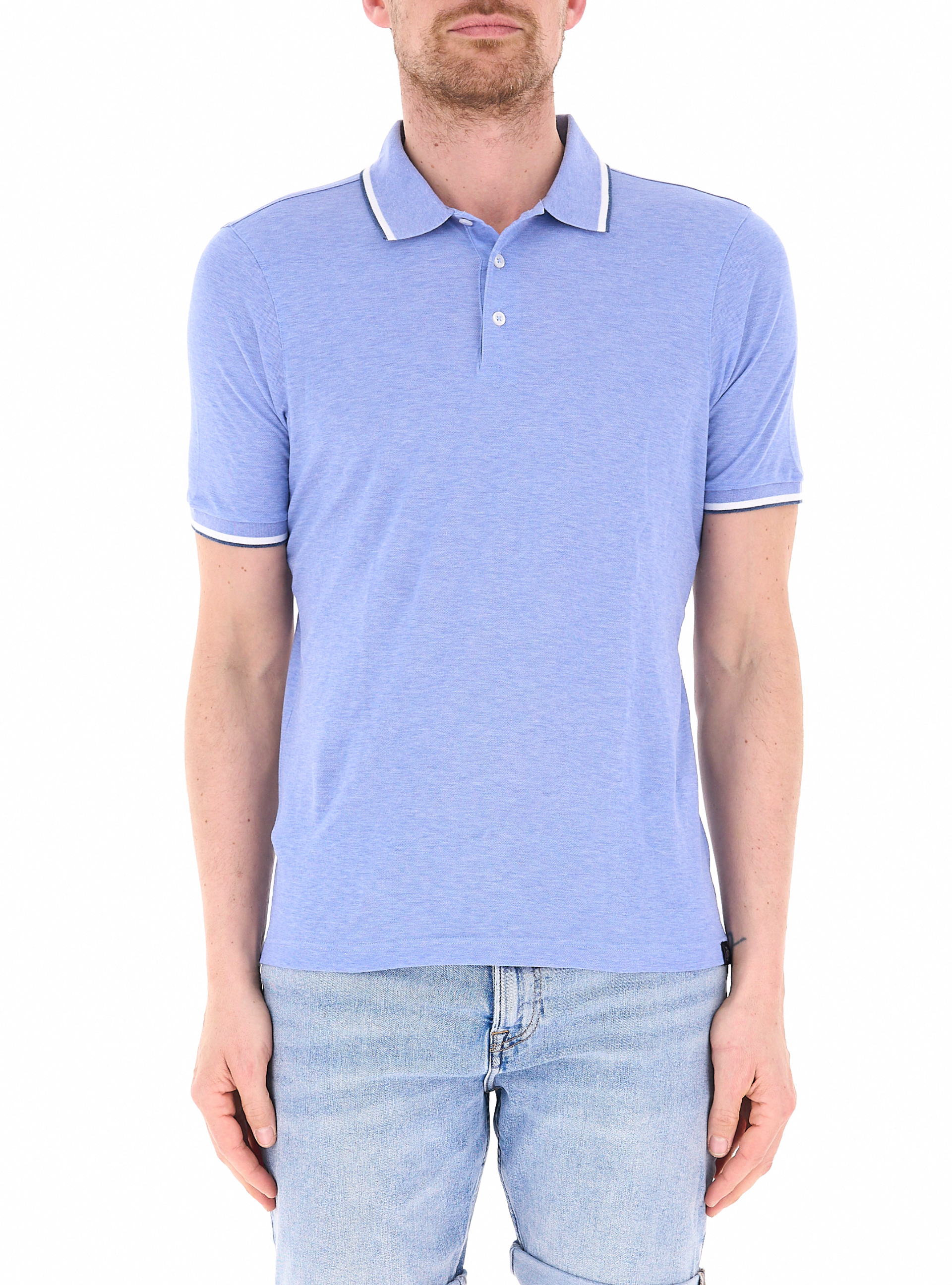 Polo maniche corte AZZURRO
