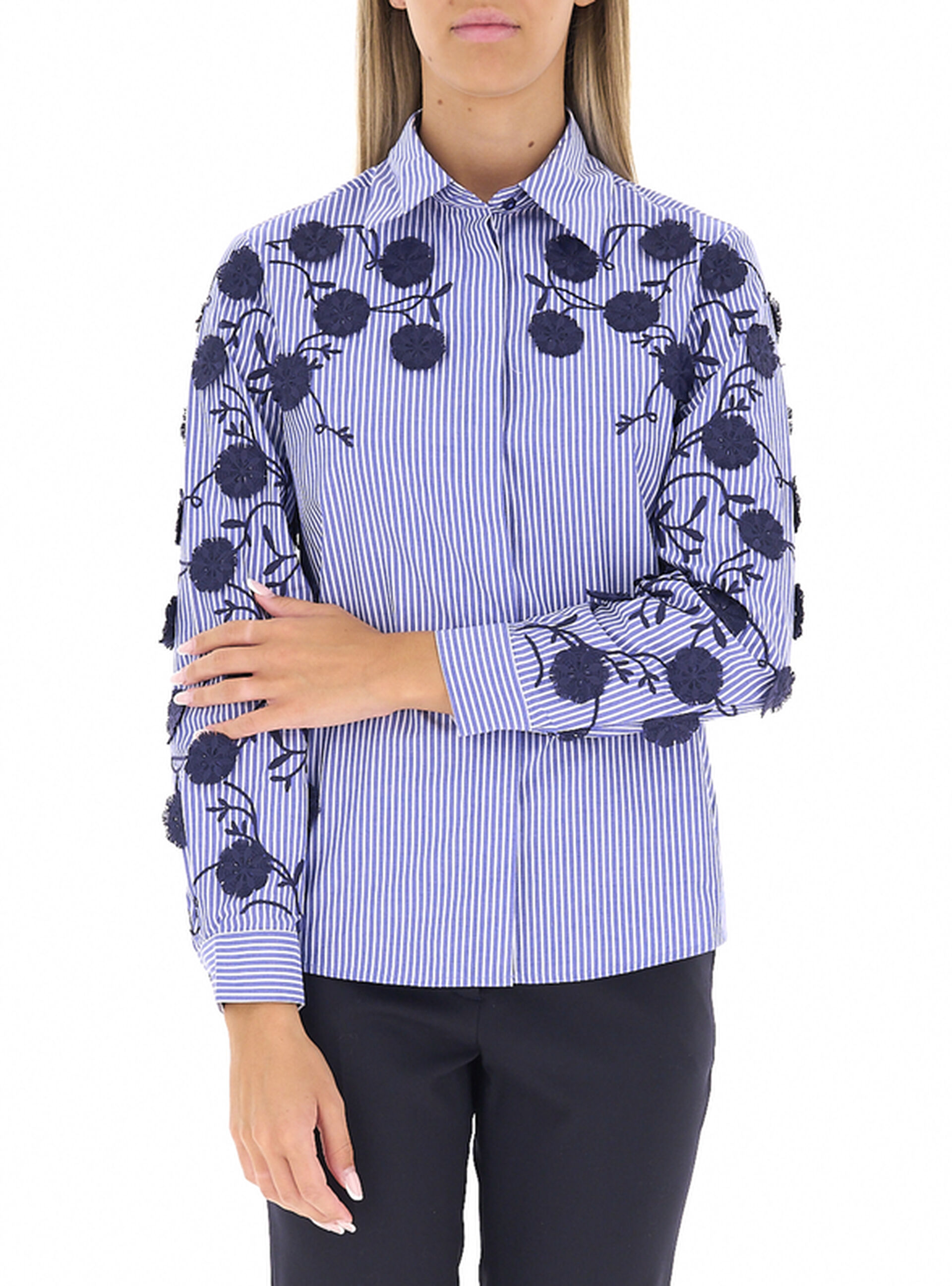 Camicia con inserti CARTA DA ZUCCHERO 46