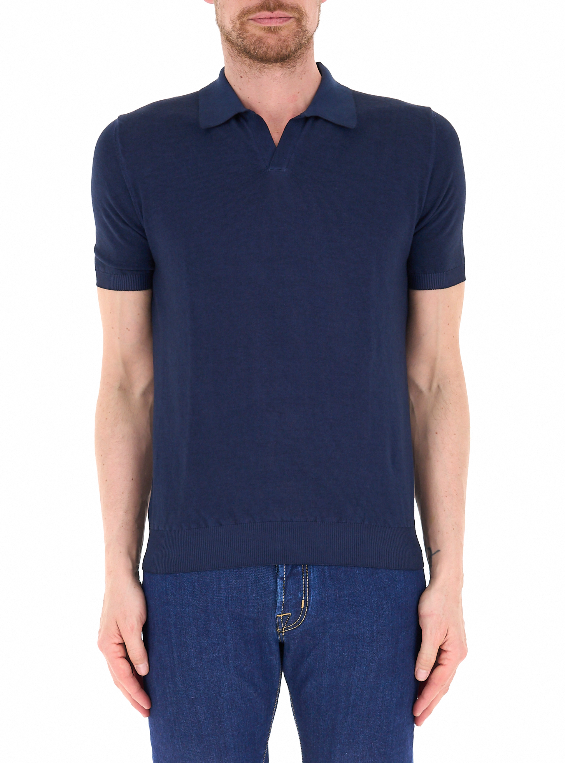 Polo maniche corte BLU NAVY