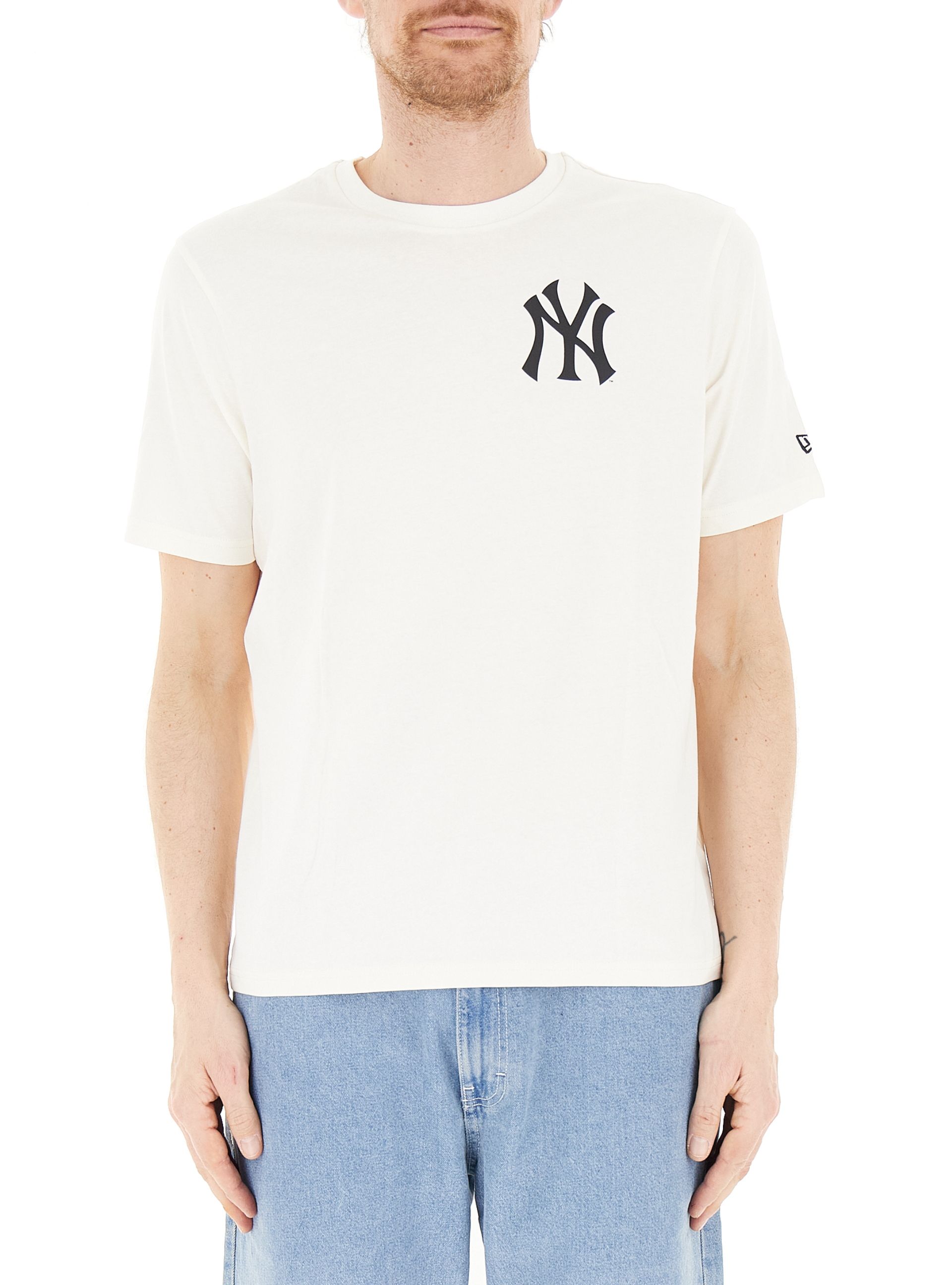 New era T-shirt girocollo BIANCO