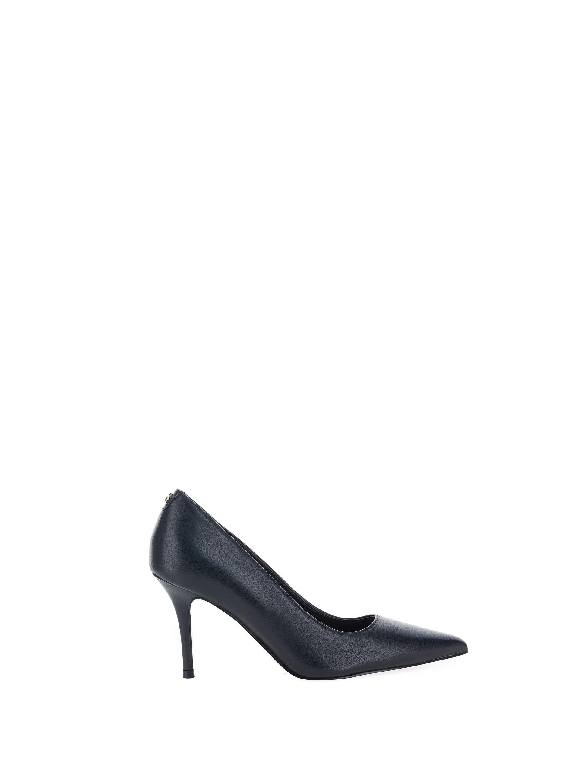 Guess Décolleté in pelle NERO