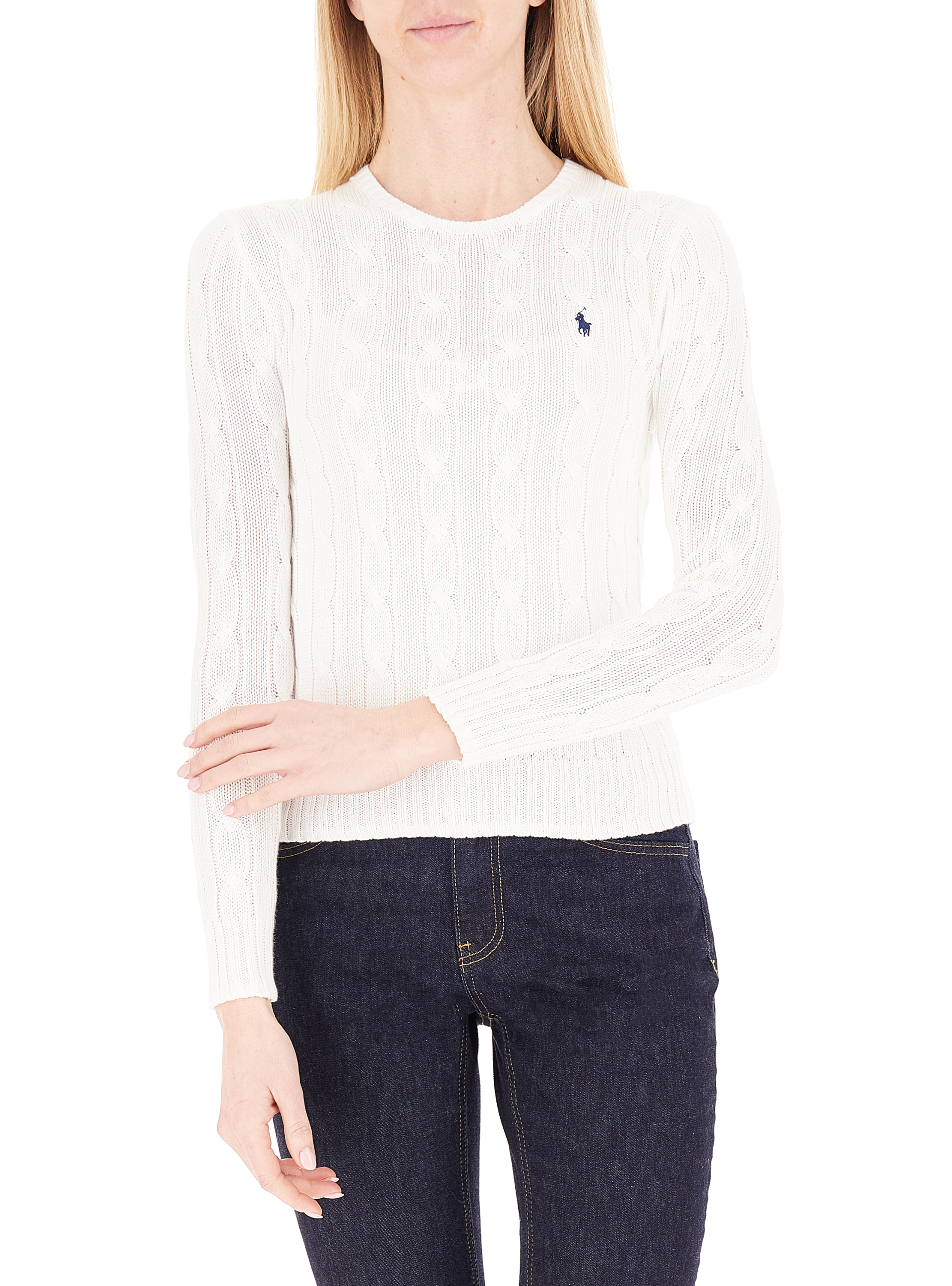 Maglione girocollo POLO BIANCO S