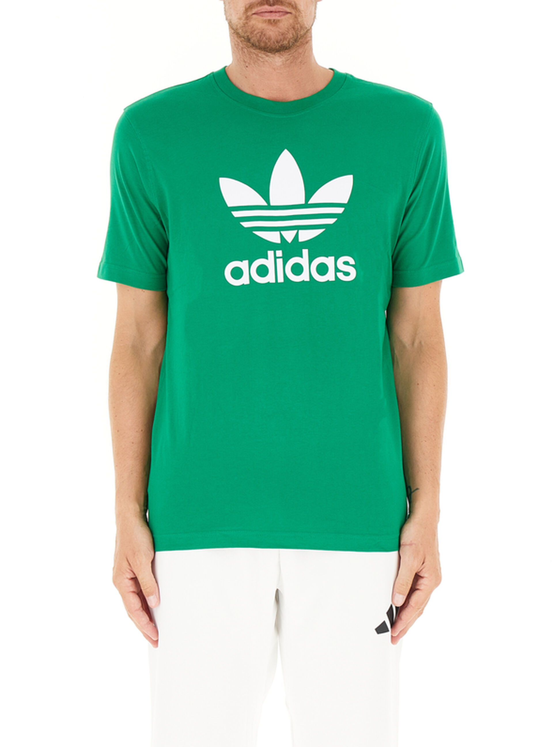 Adidas T-shirt girocollo VERDE