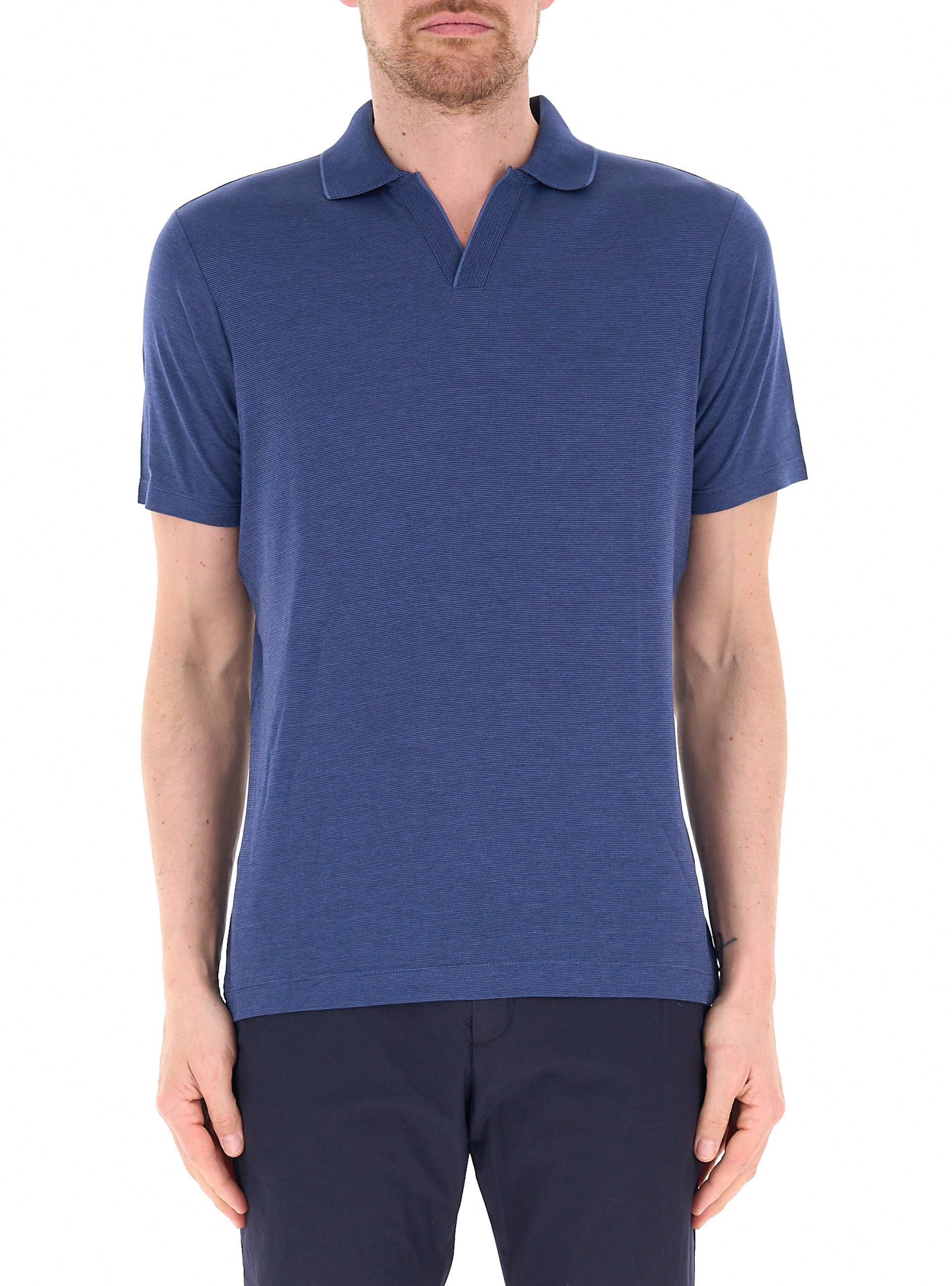 Polo maniche corte BLU