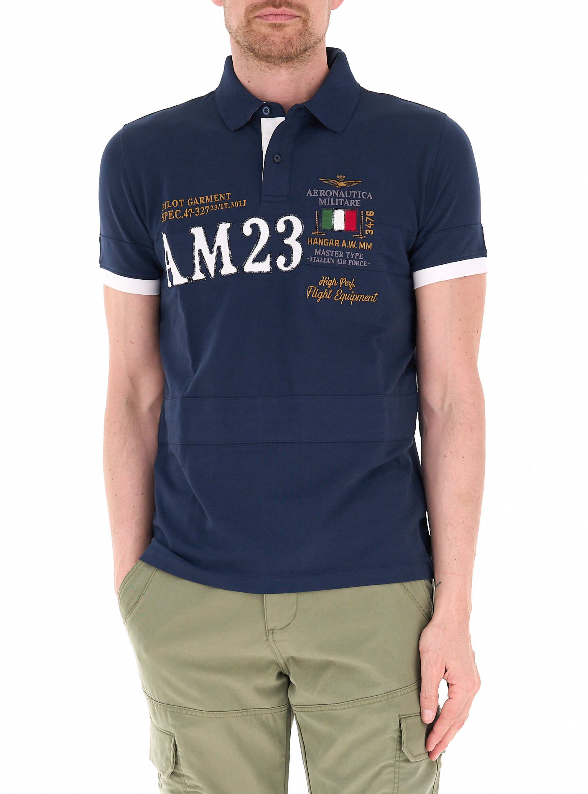 Polo maniche corte BLU NAVY