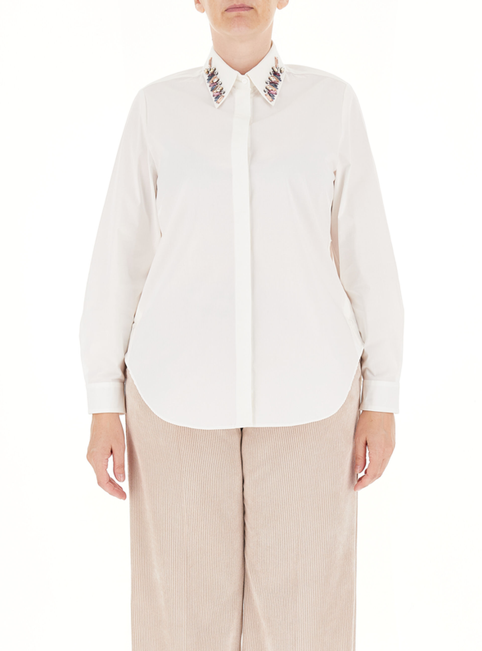 Camicia maniche lunghe BIANCO