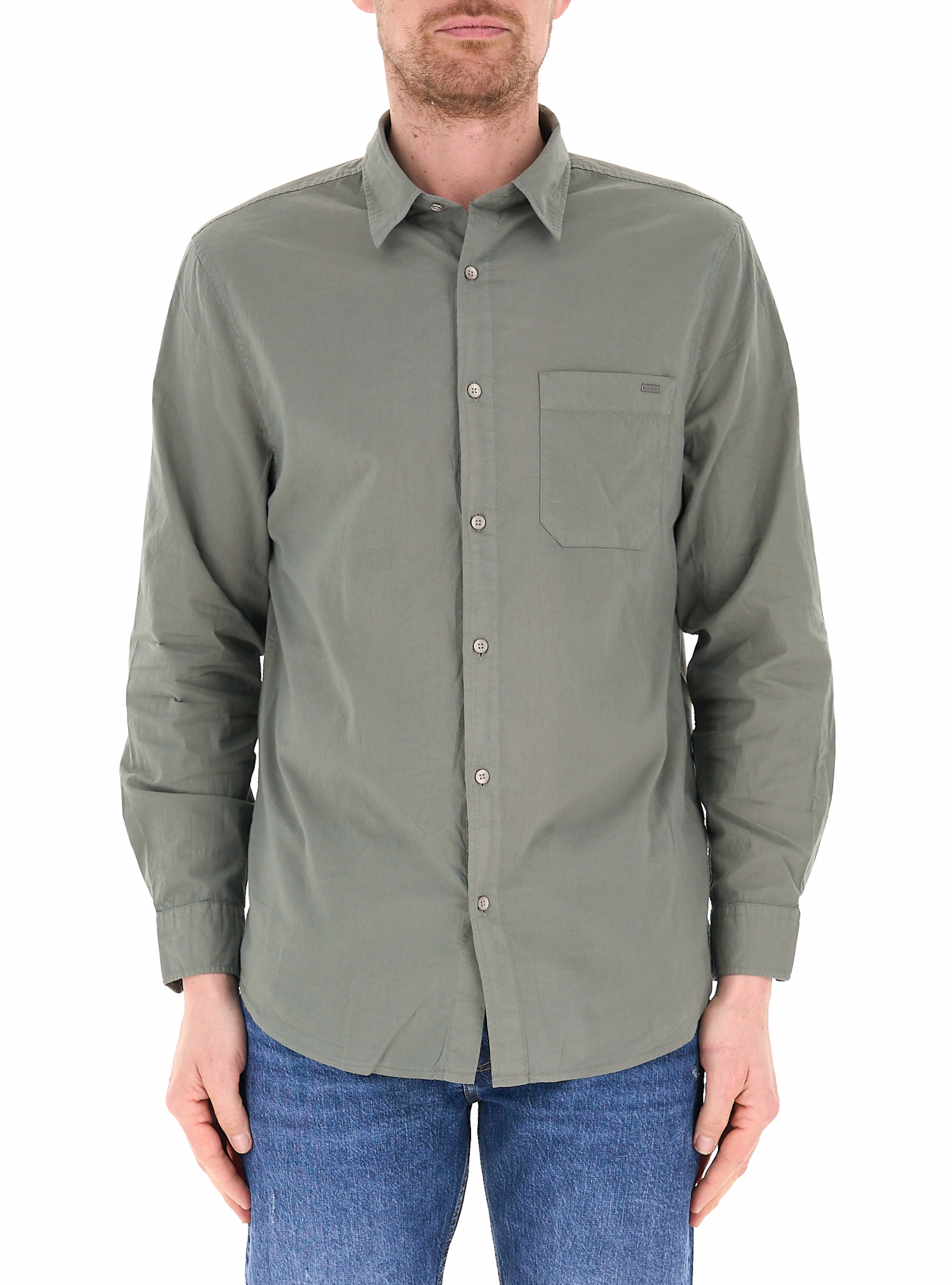 Guess Camicia in cotone SALVIA