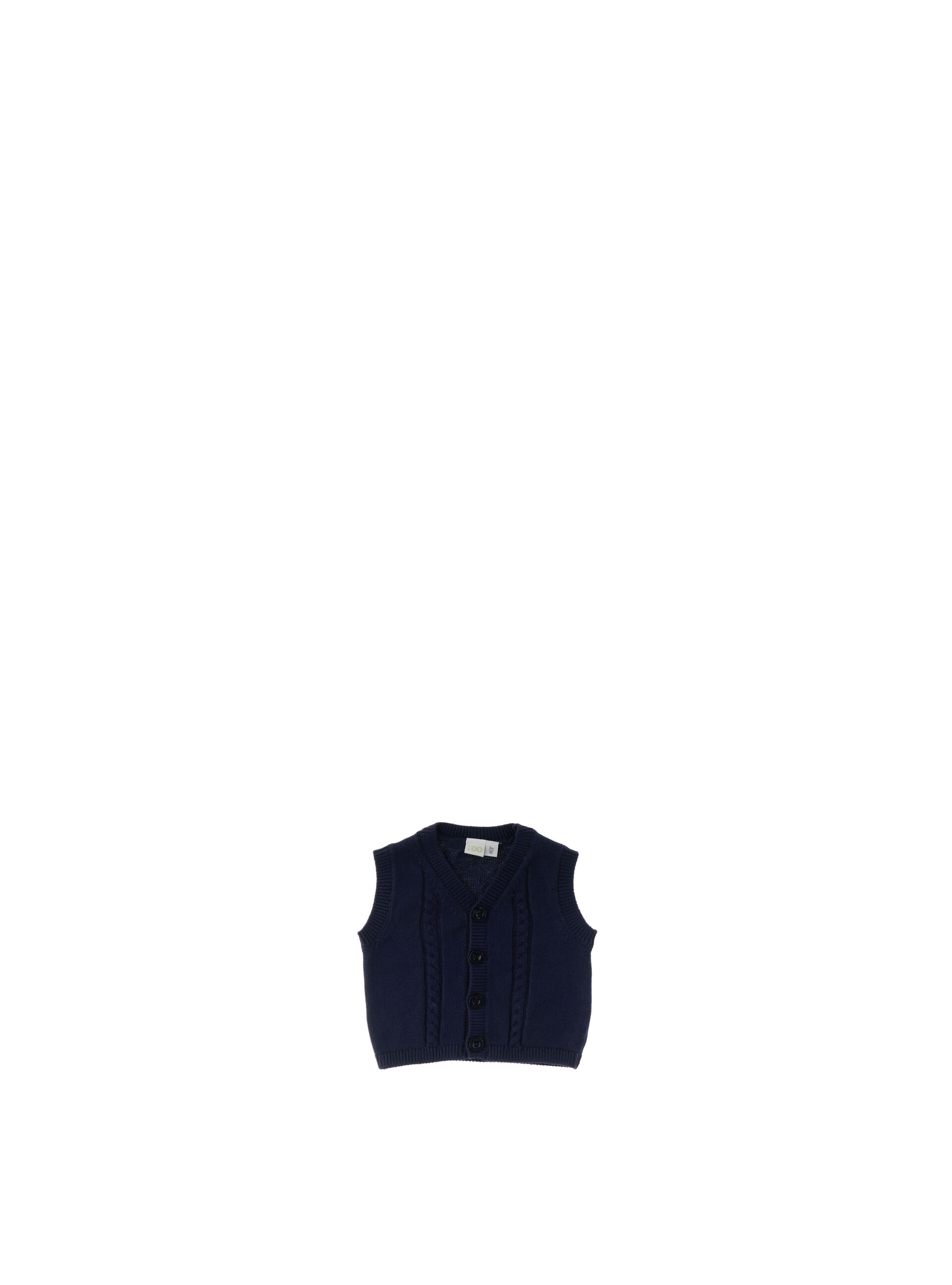 Gilet in cotone NURSERY BLU NAVY