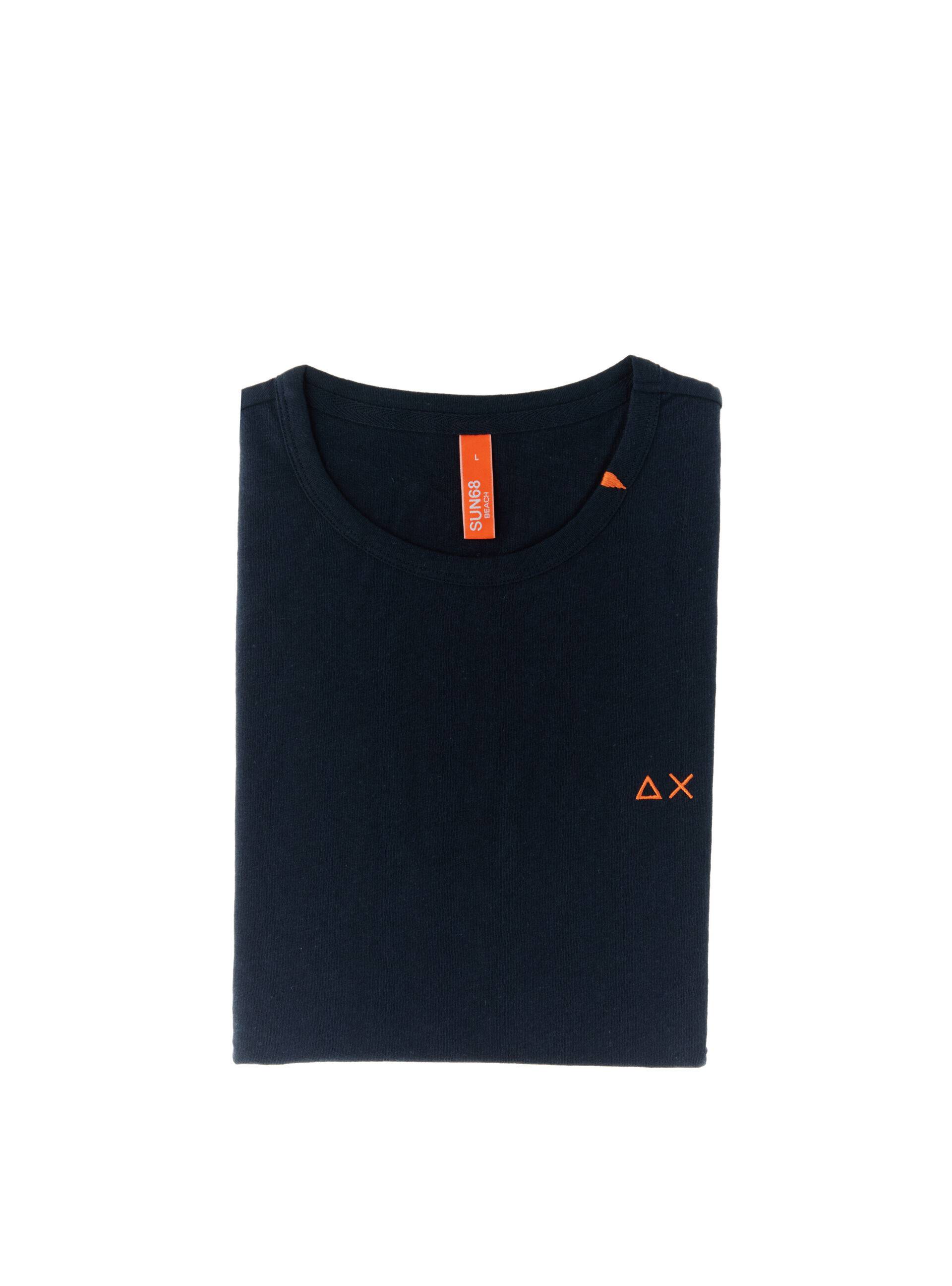 SUN68 T-shirt girocollo BLU NOTTE