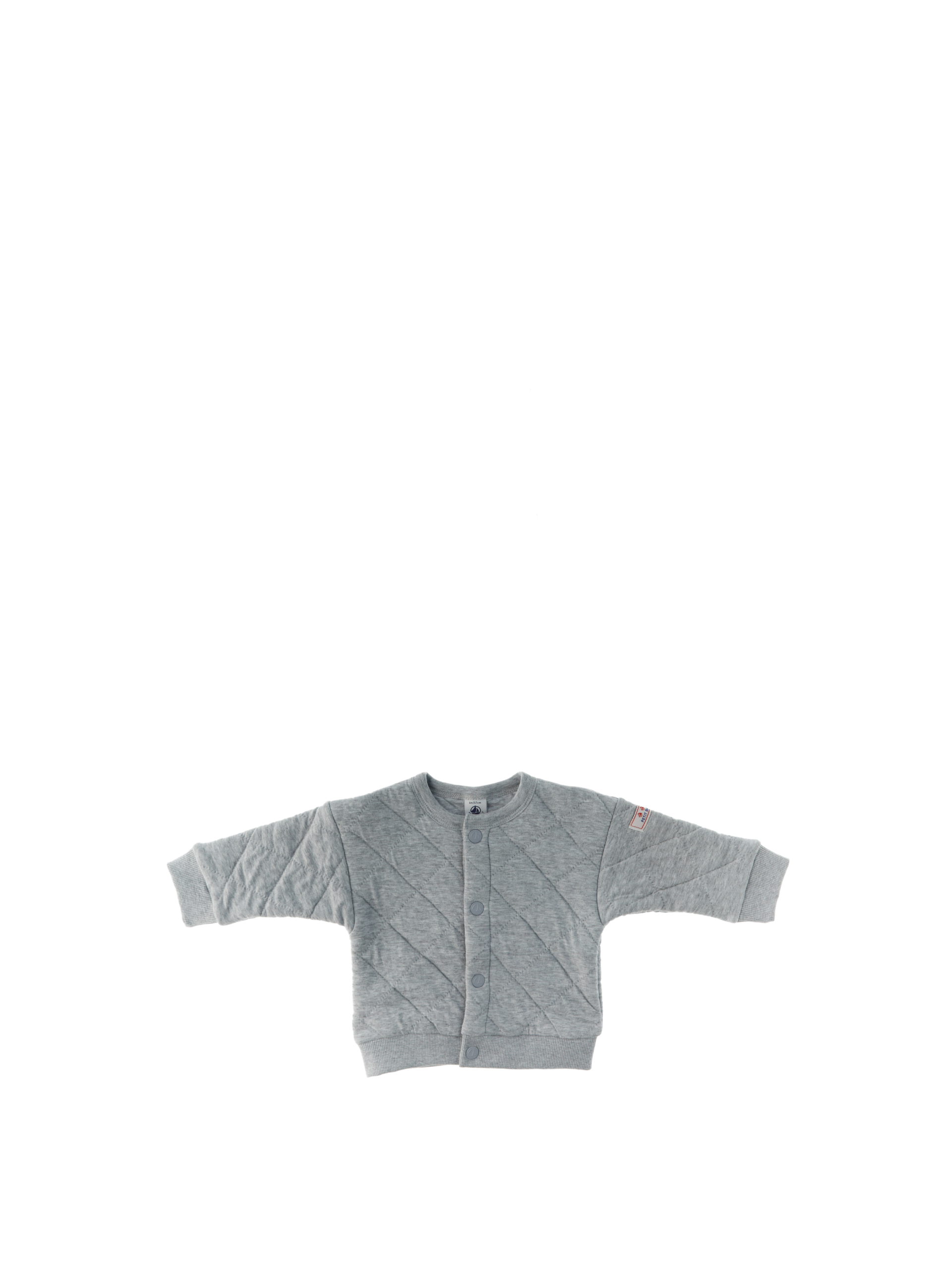 Felpa trapuntata GRIGIO 24M