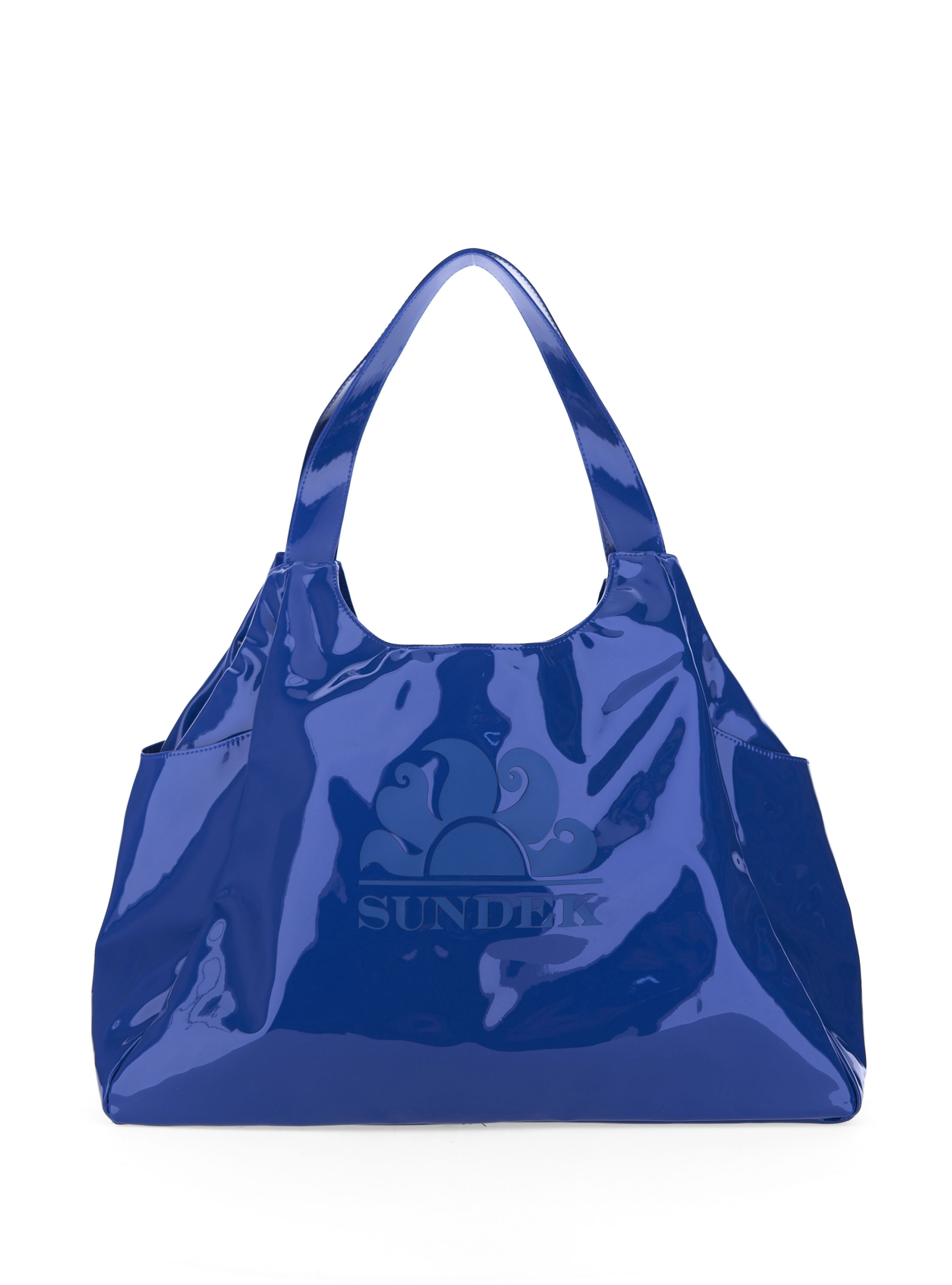SUNDEK Borsa in vernice BLU