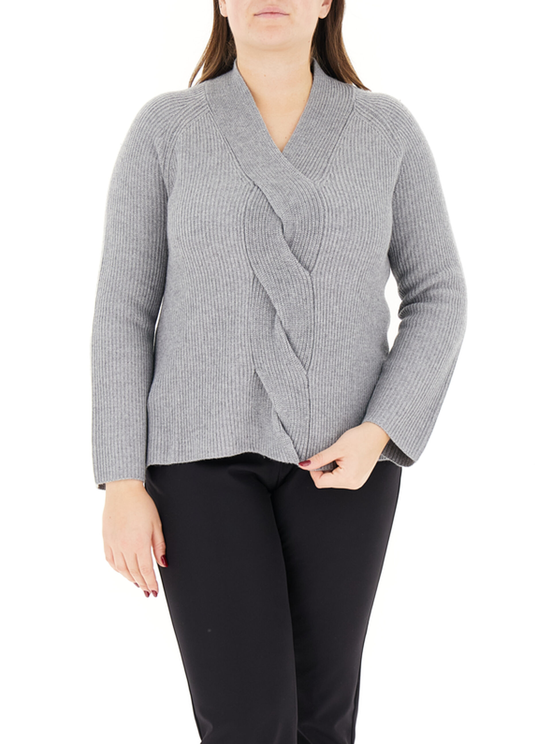 Maglione misto lana COLLECTION GRIGIO S