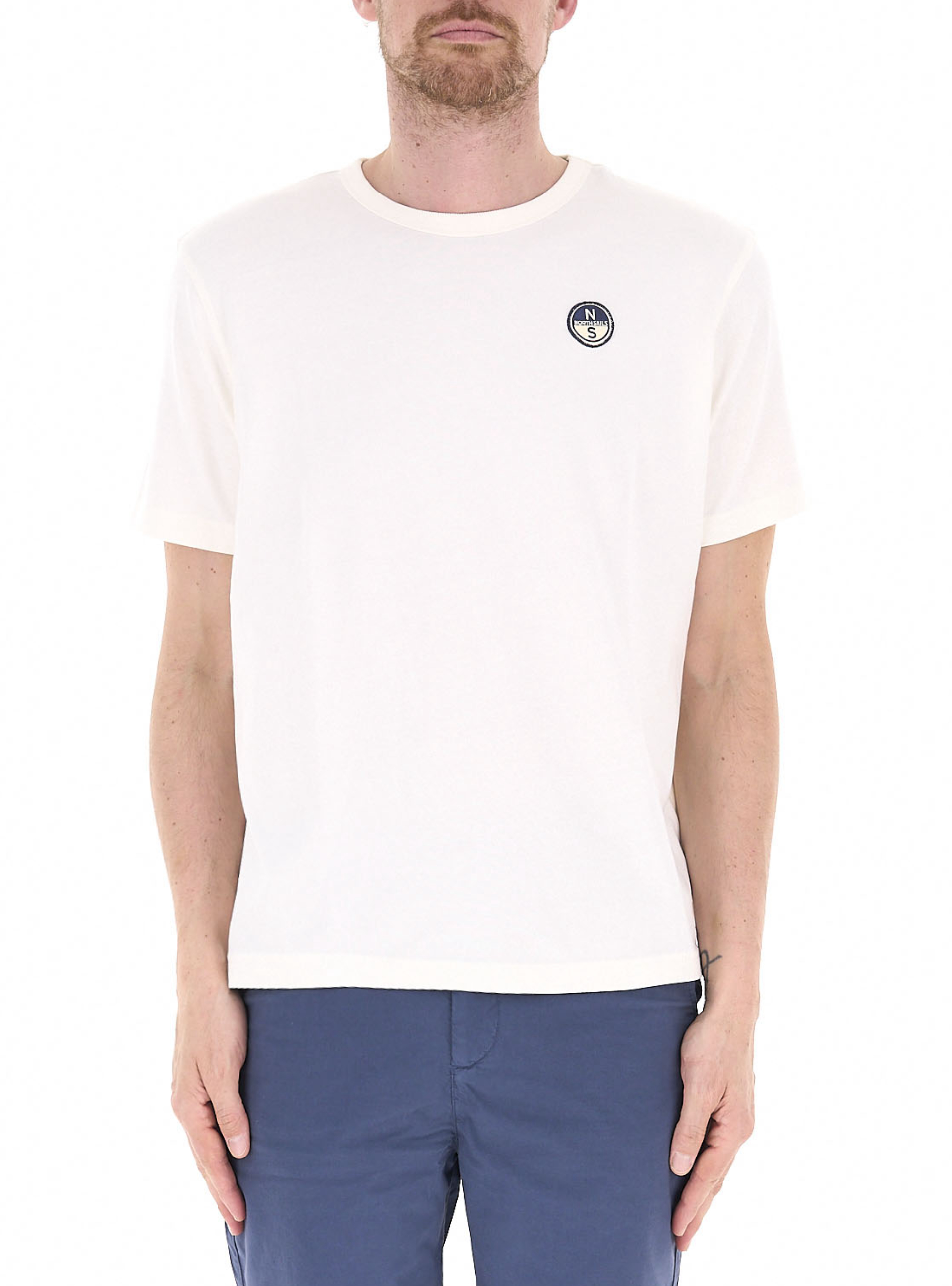 T-shirt girocollo PANNA