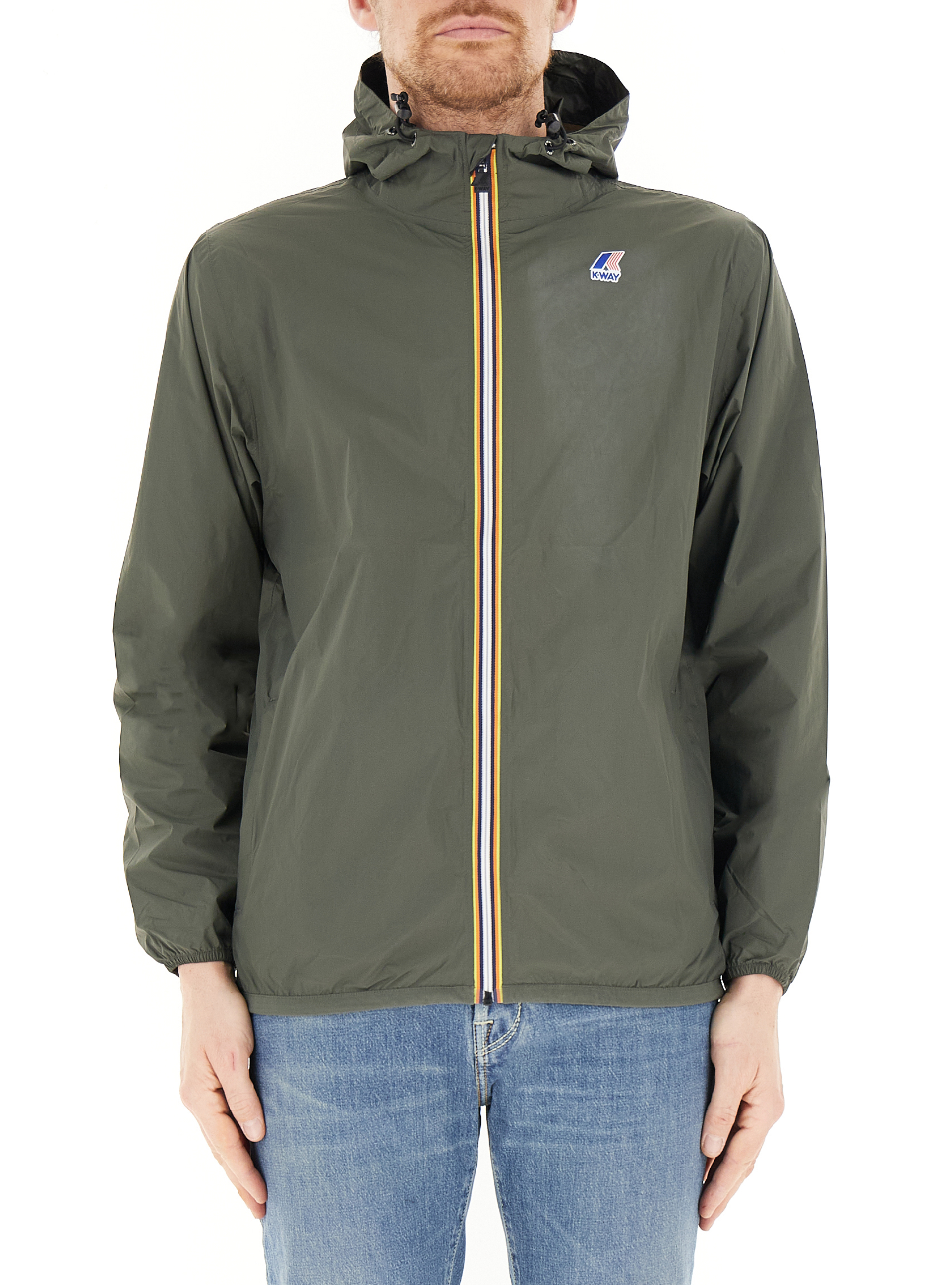 Giubbino con cappuccio VERDE MILITARE S
