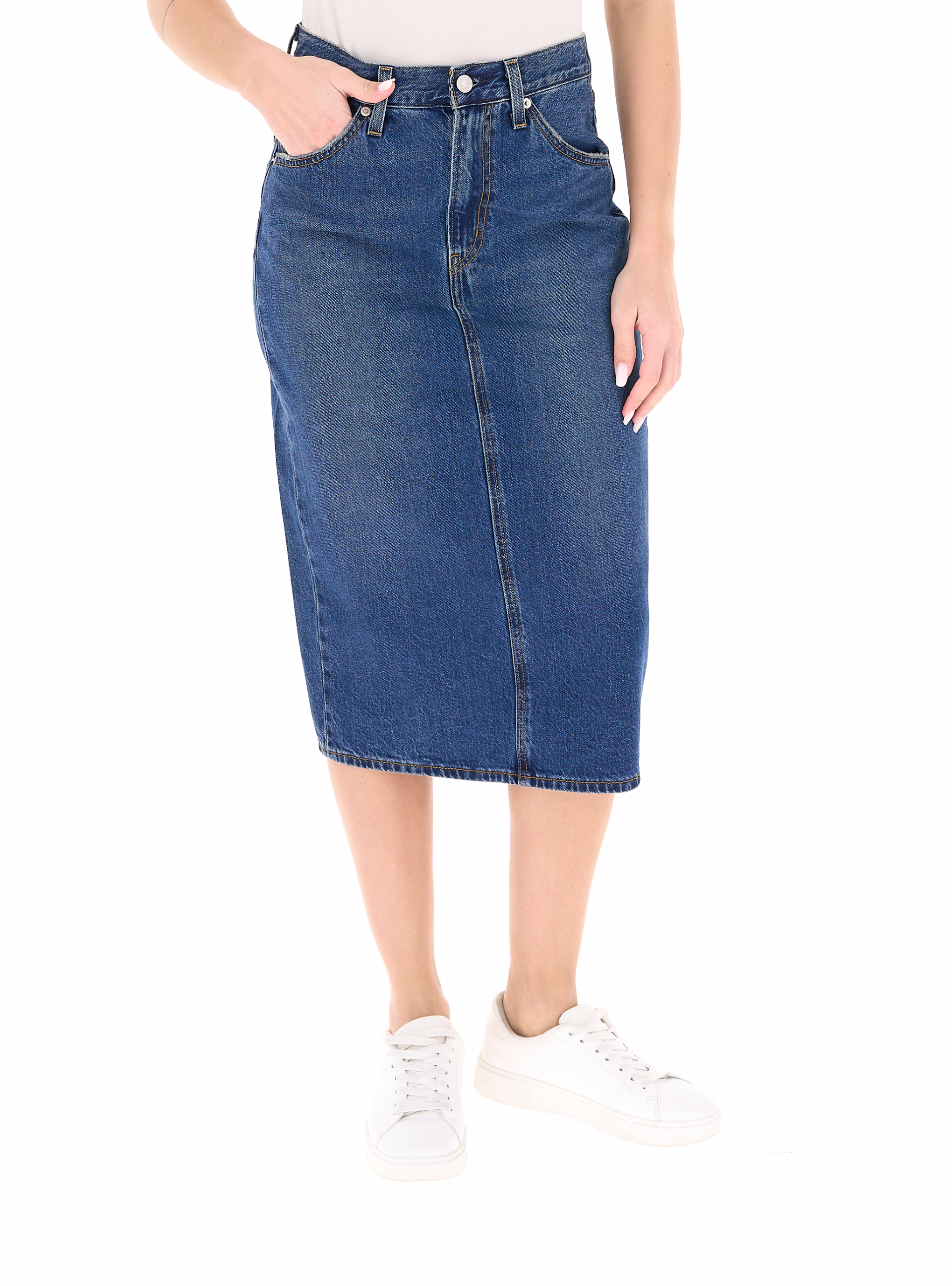 Levis Gonna Back Slit LEVI'S BLU