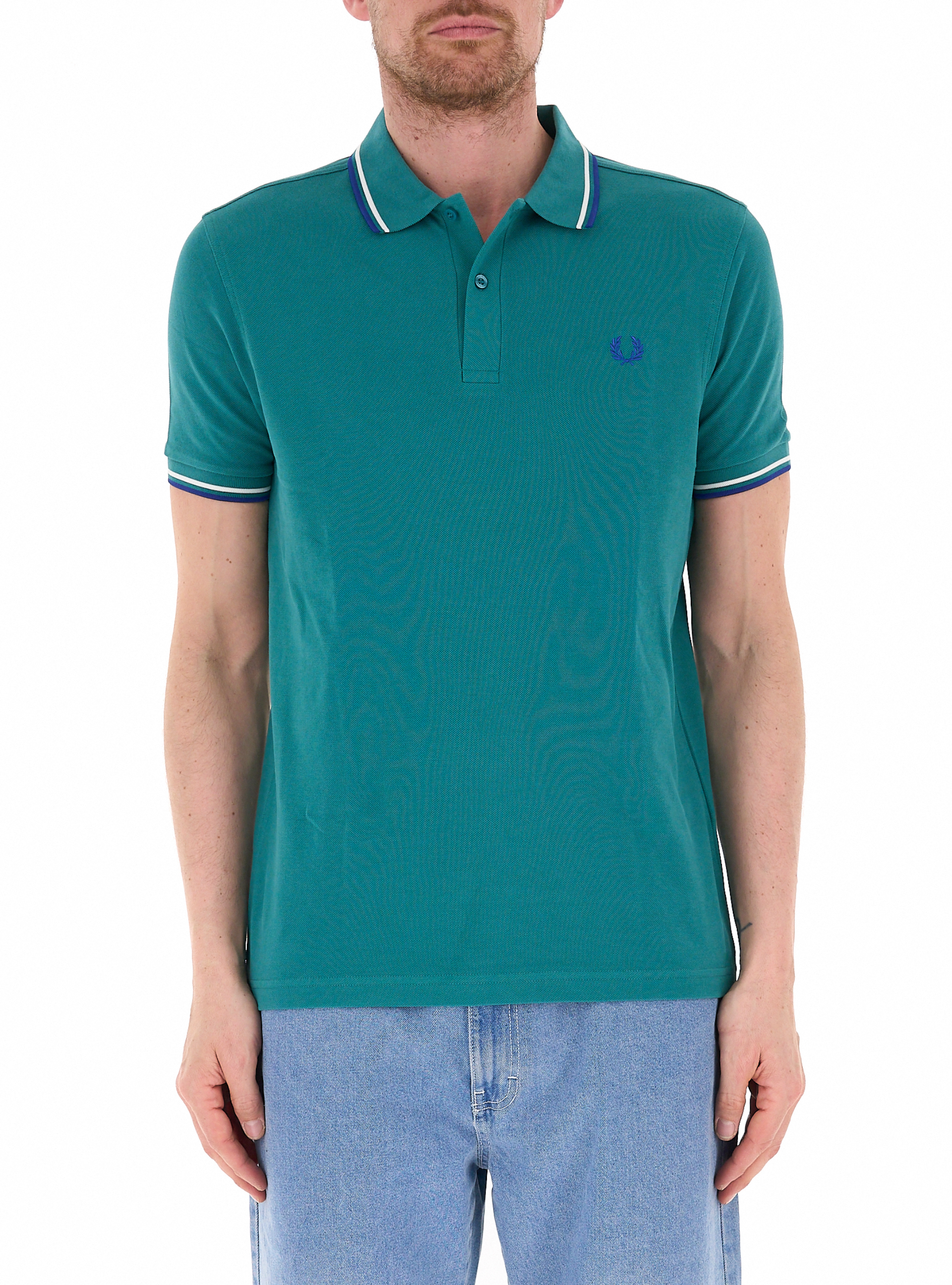Fred Perry Polo in cotone VERDE XL