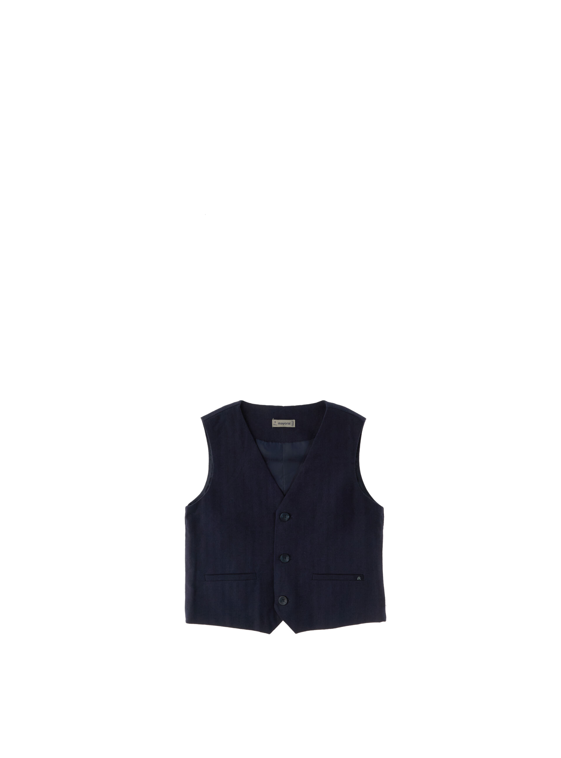 Gilet misto cotone BLU NAVY 3A