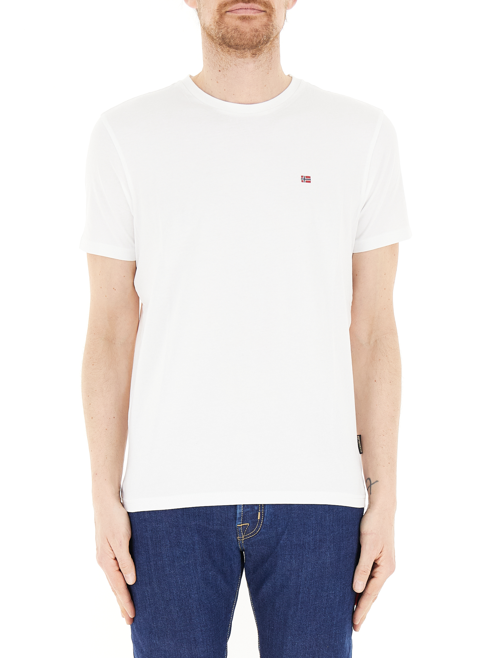 T-shirt con logo BIANCO M