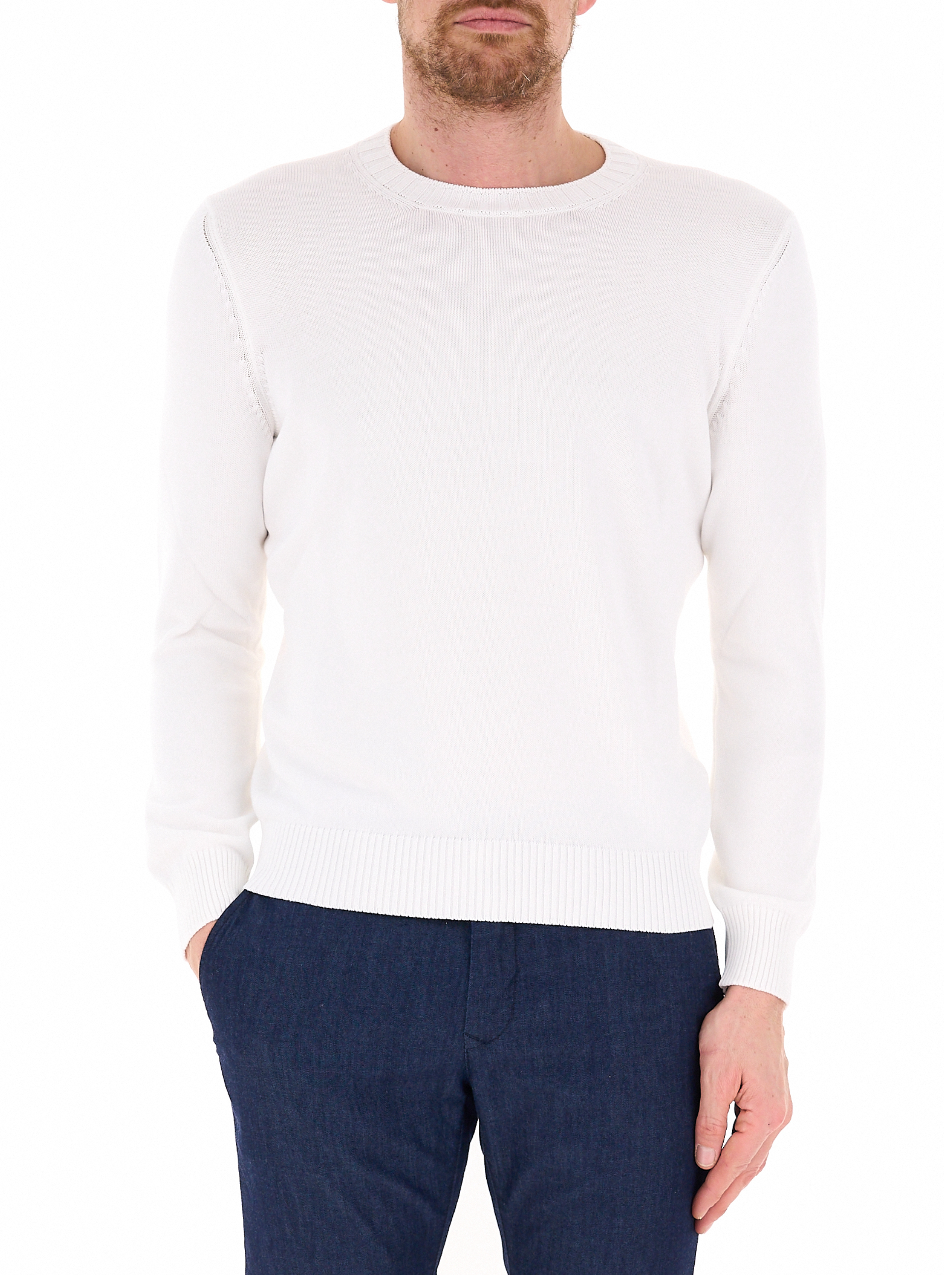 Maglione girocollo BIANCO 54