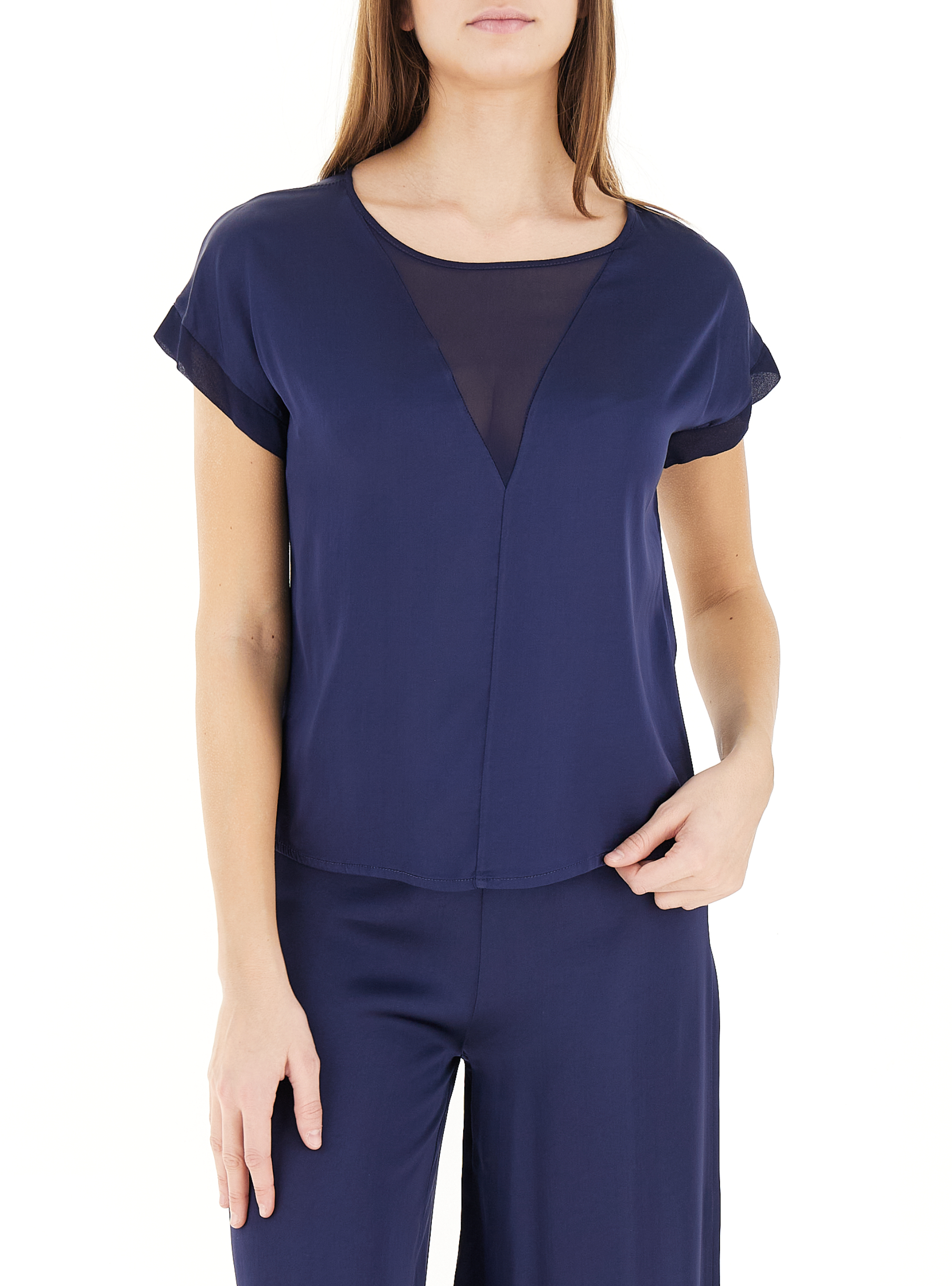 KOCCA Blusa in viscosa BLU NAVY XS