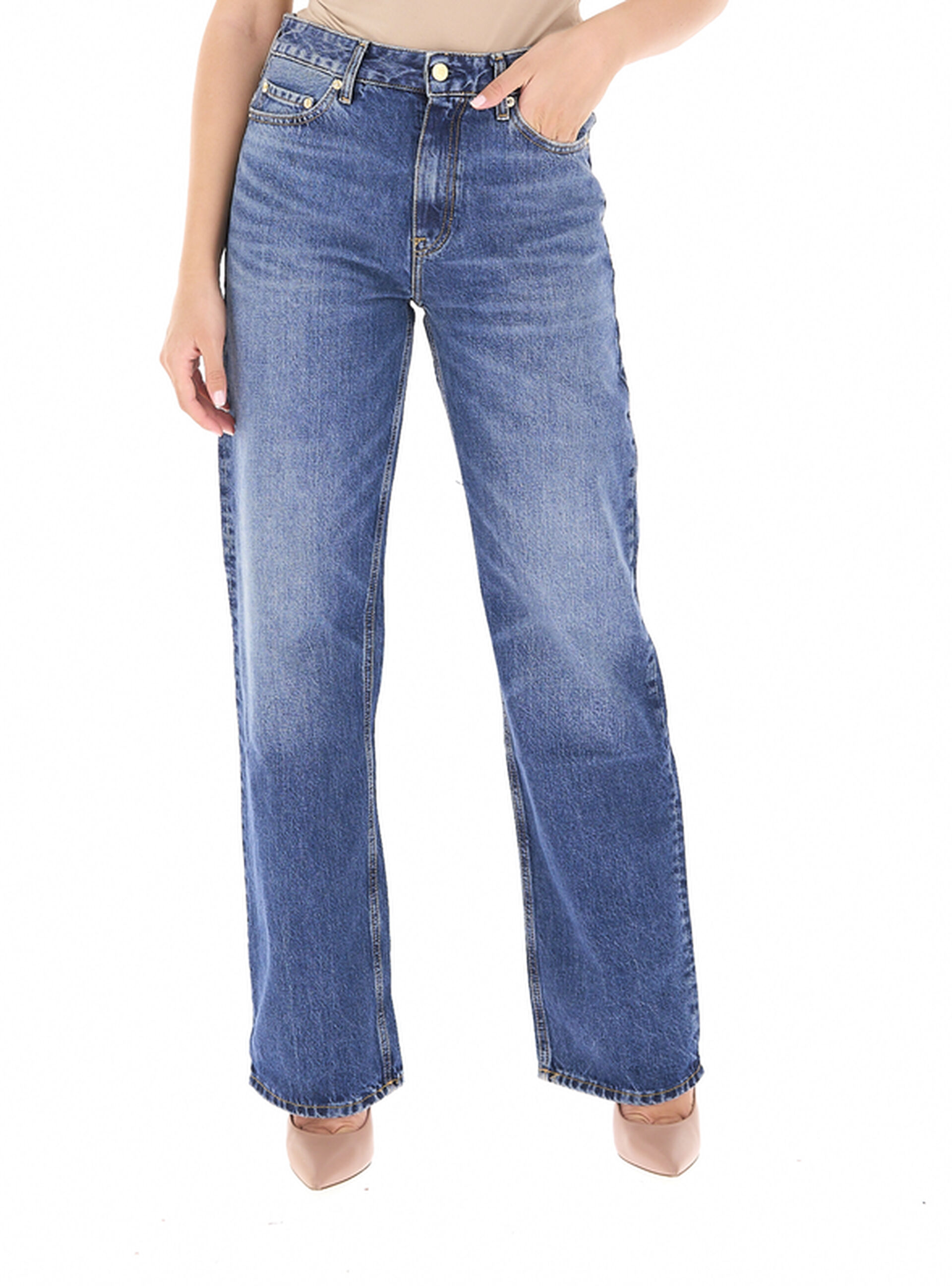 Jeans wide leg BLU 25