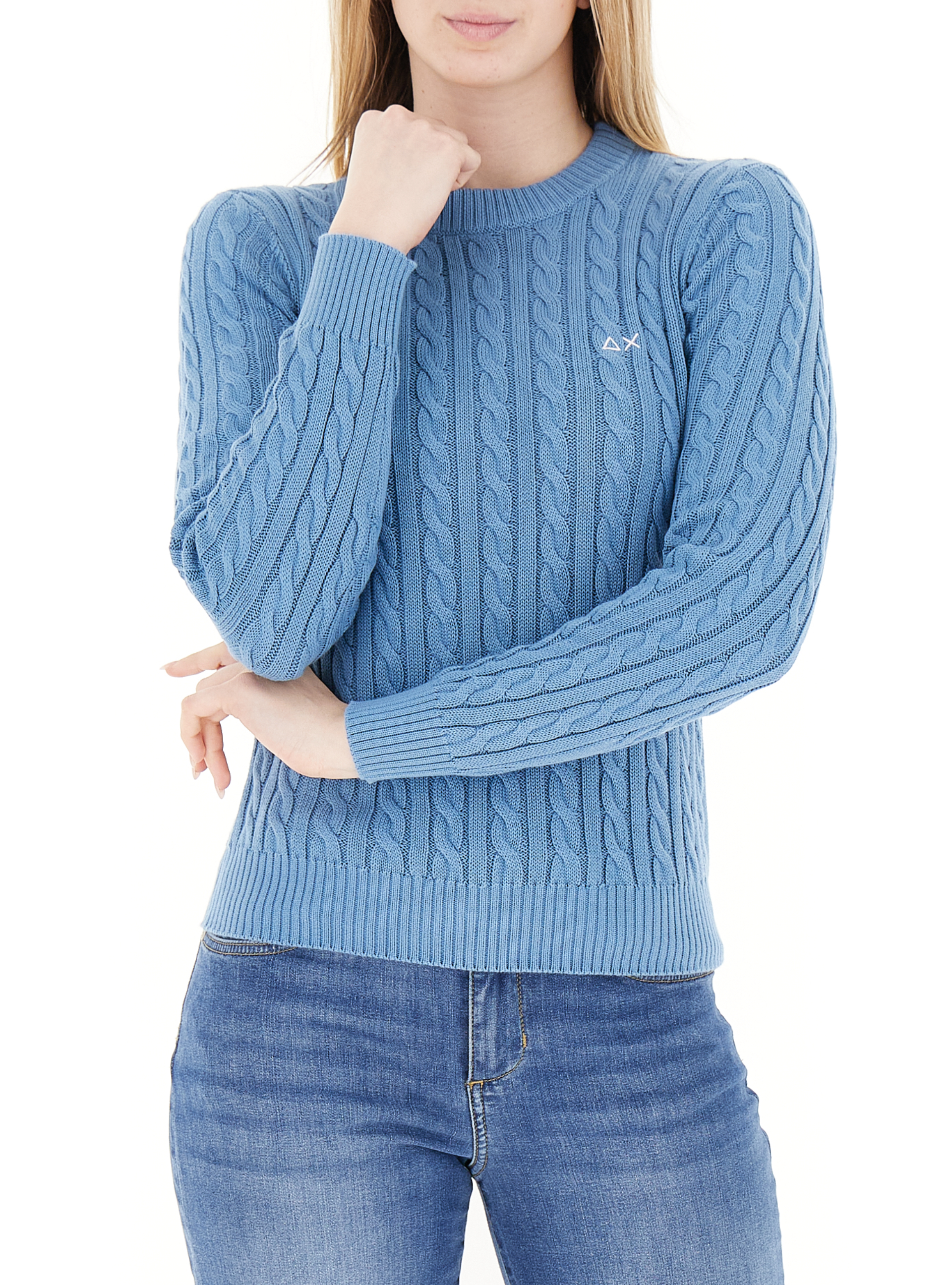 Maglione a trecce CARTA DA ZUCCHERO S