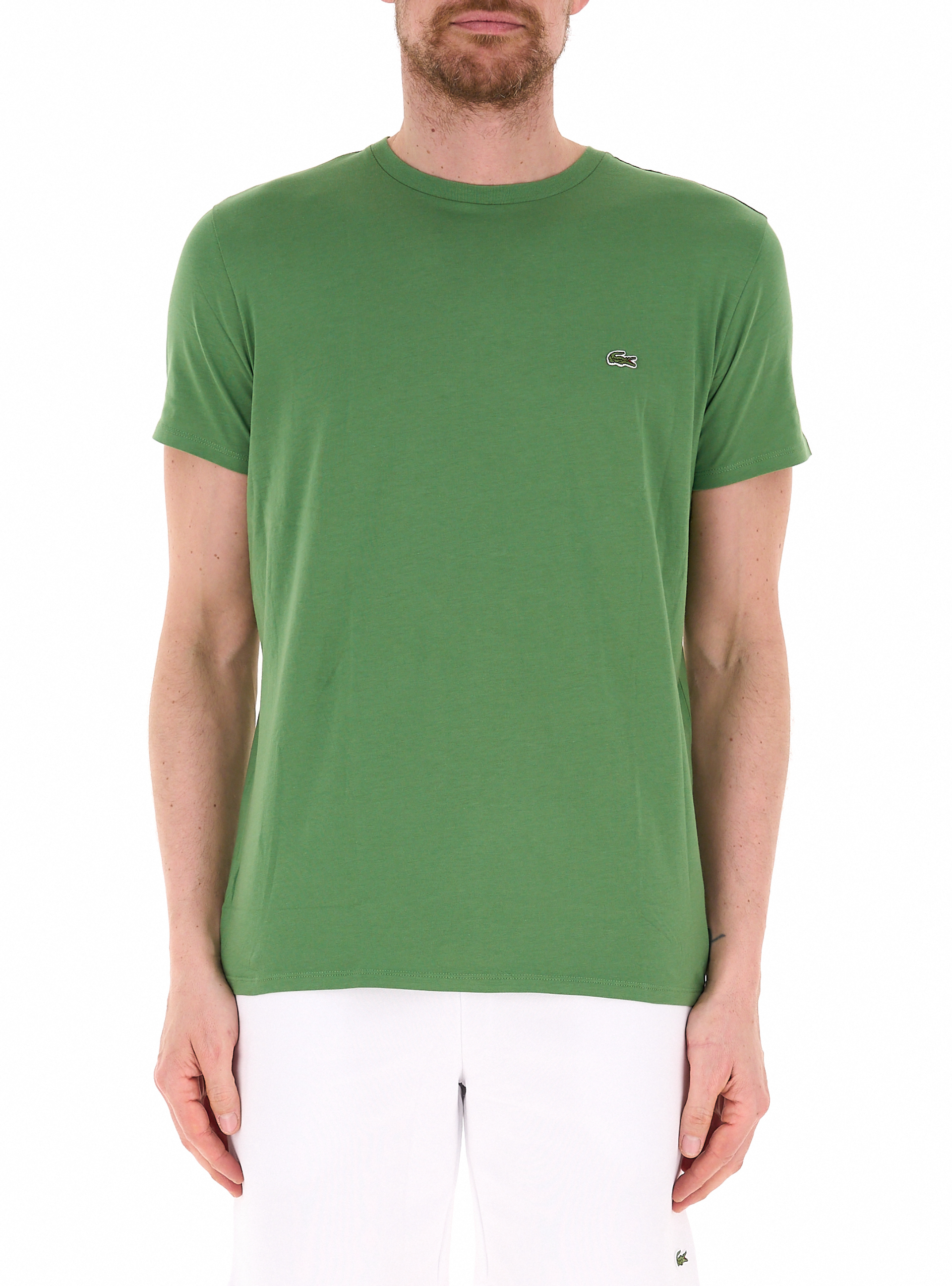 Lacoste T-shirt in cotone VERDE