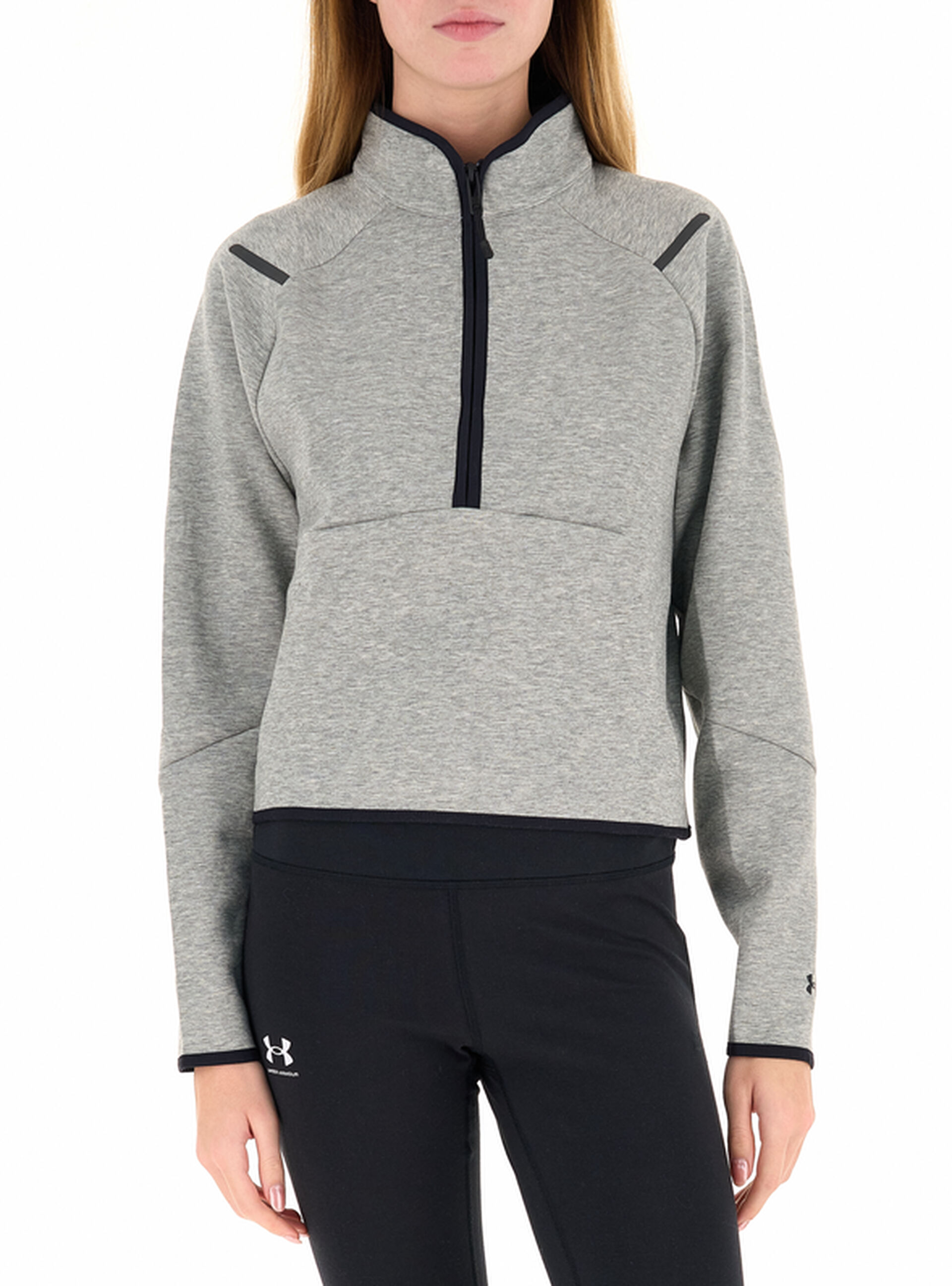 Felpa mezza zip GRIGIO MD