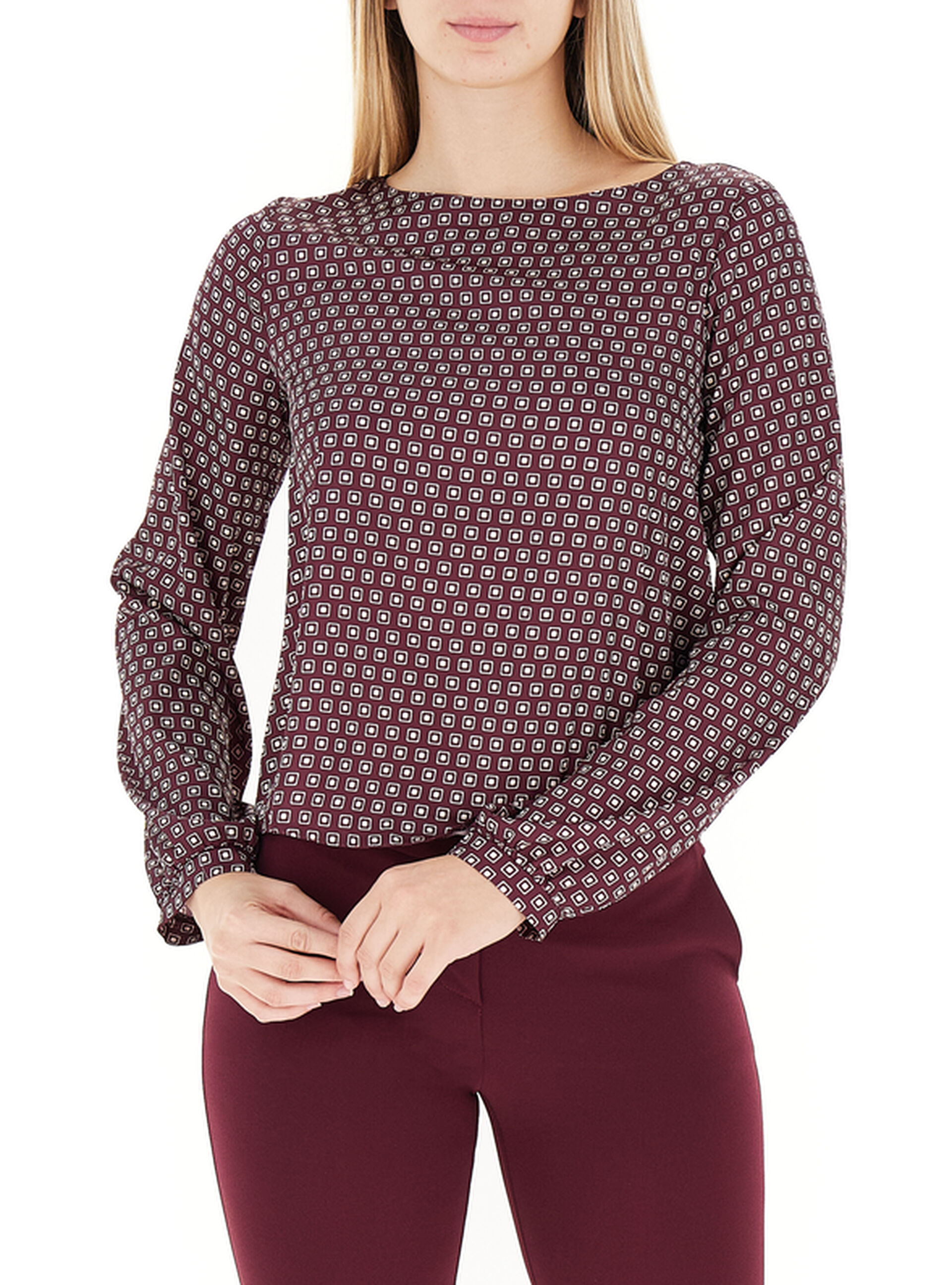 Blusa maniche lunghe BORDEAUX XS