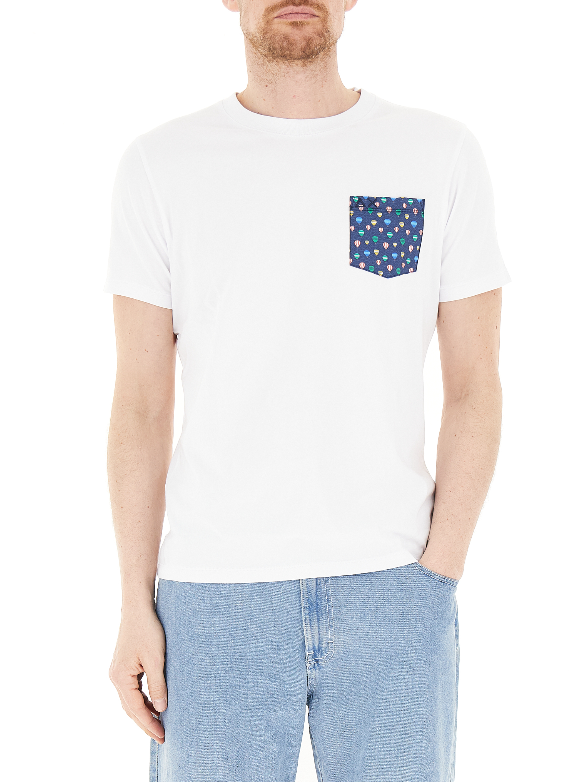 SUN68 T-shirt con tasca BIANCO L
