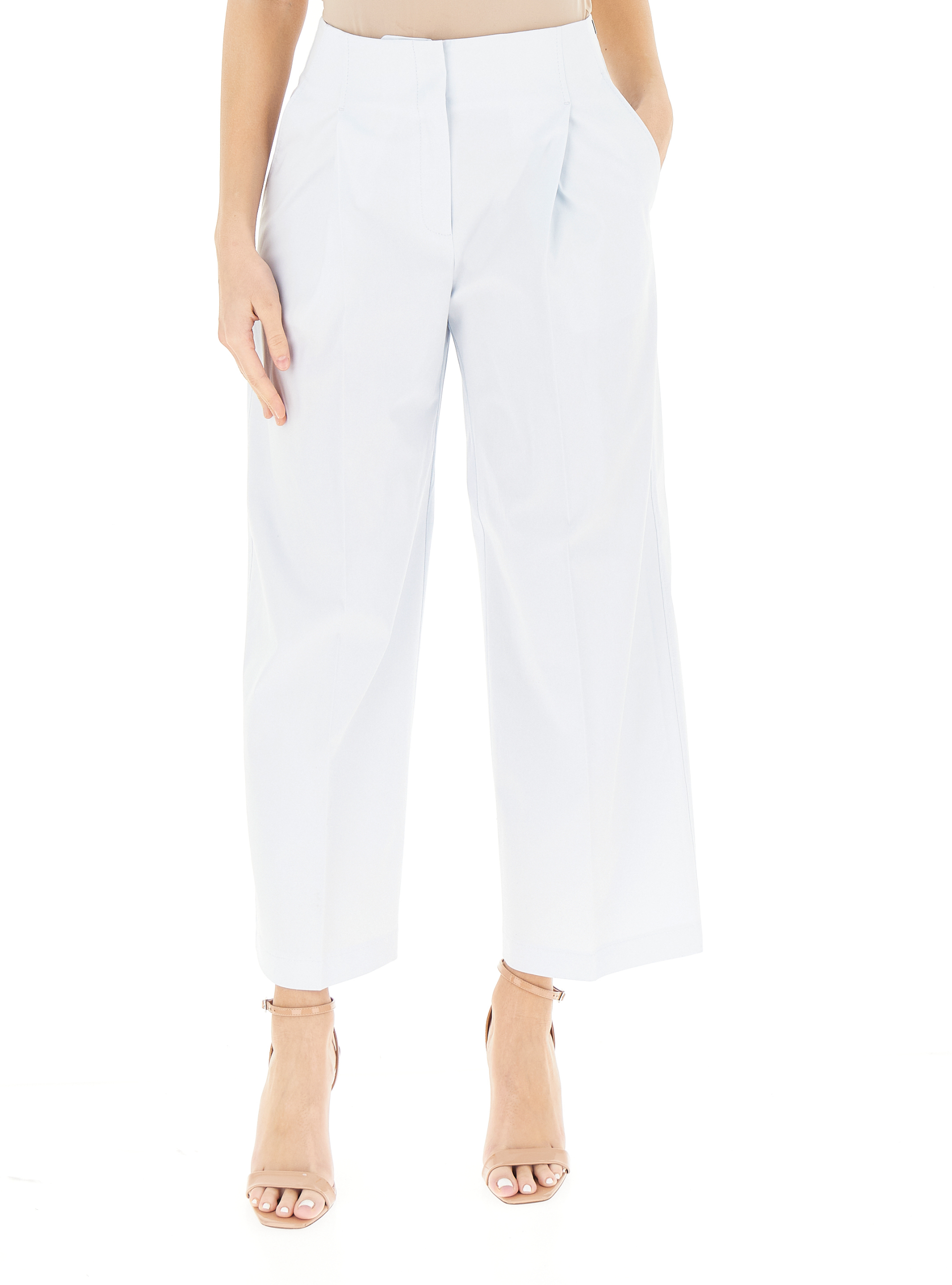 Pantalone wide leg BOSS AZZURRO CHIARO 38