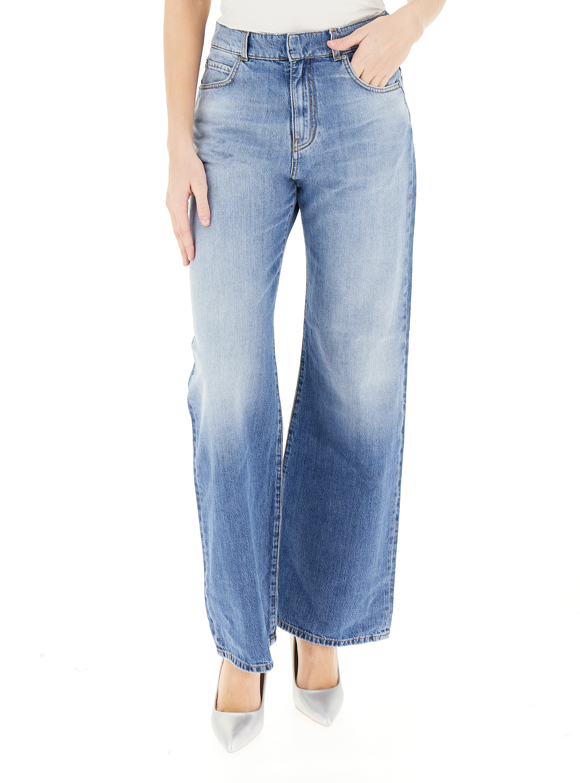 Pinko Jeans wide leg BLU
