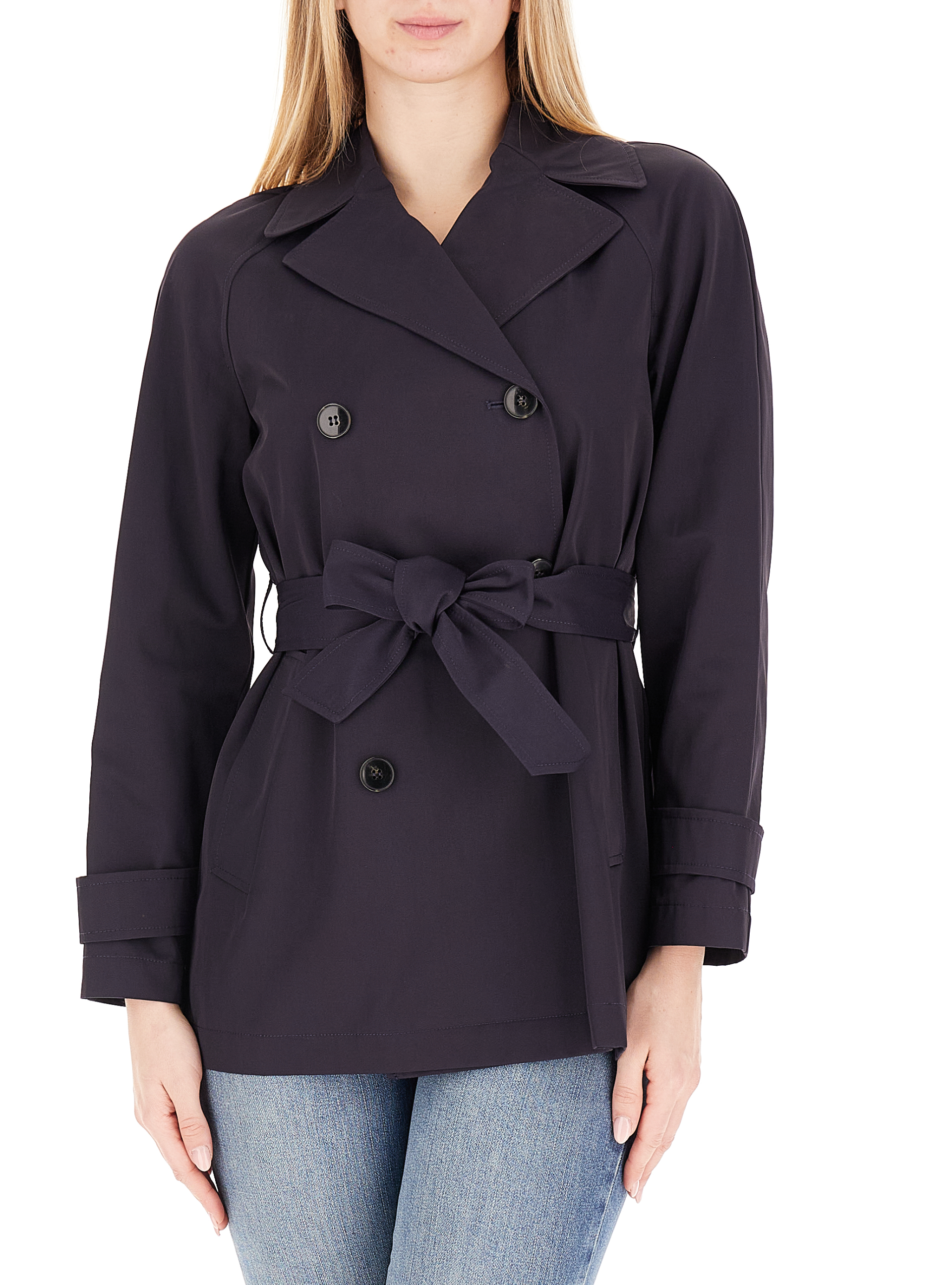 Trench con cintura BLU NAVY 42