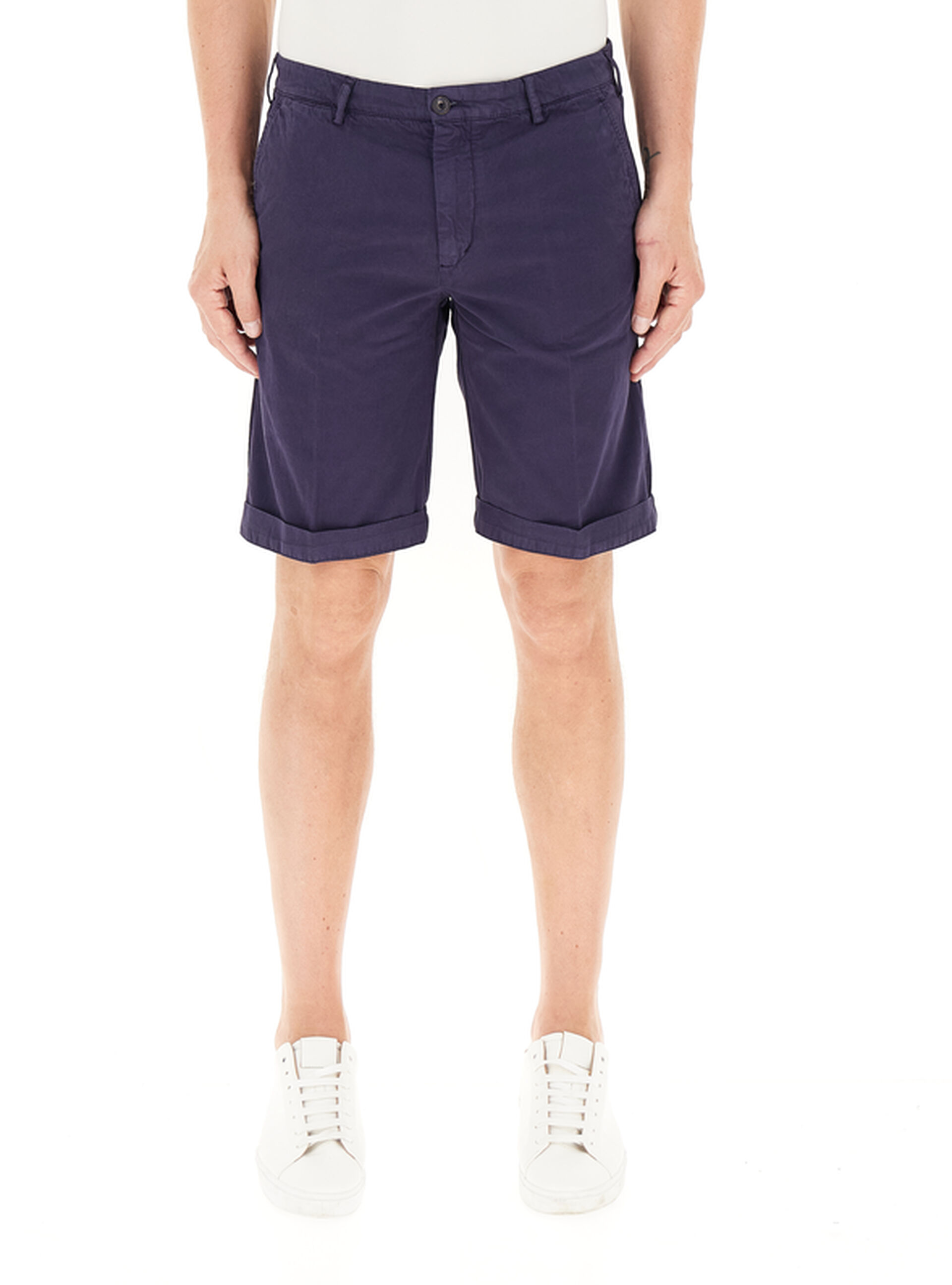 WEFT Bermuda chino BLU OCEANO