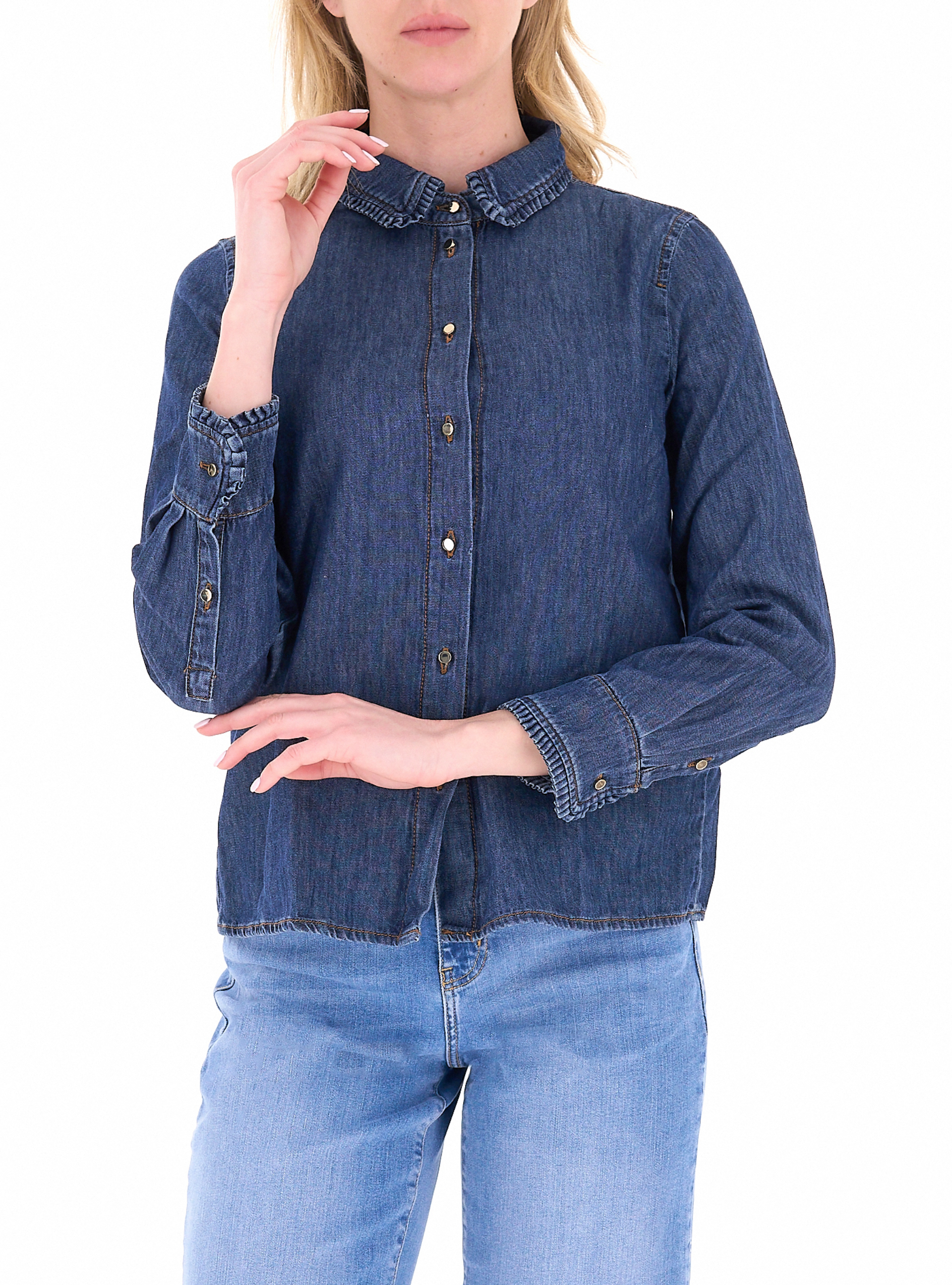 I BLUES Camicia in jeans BLU
