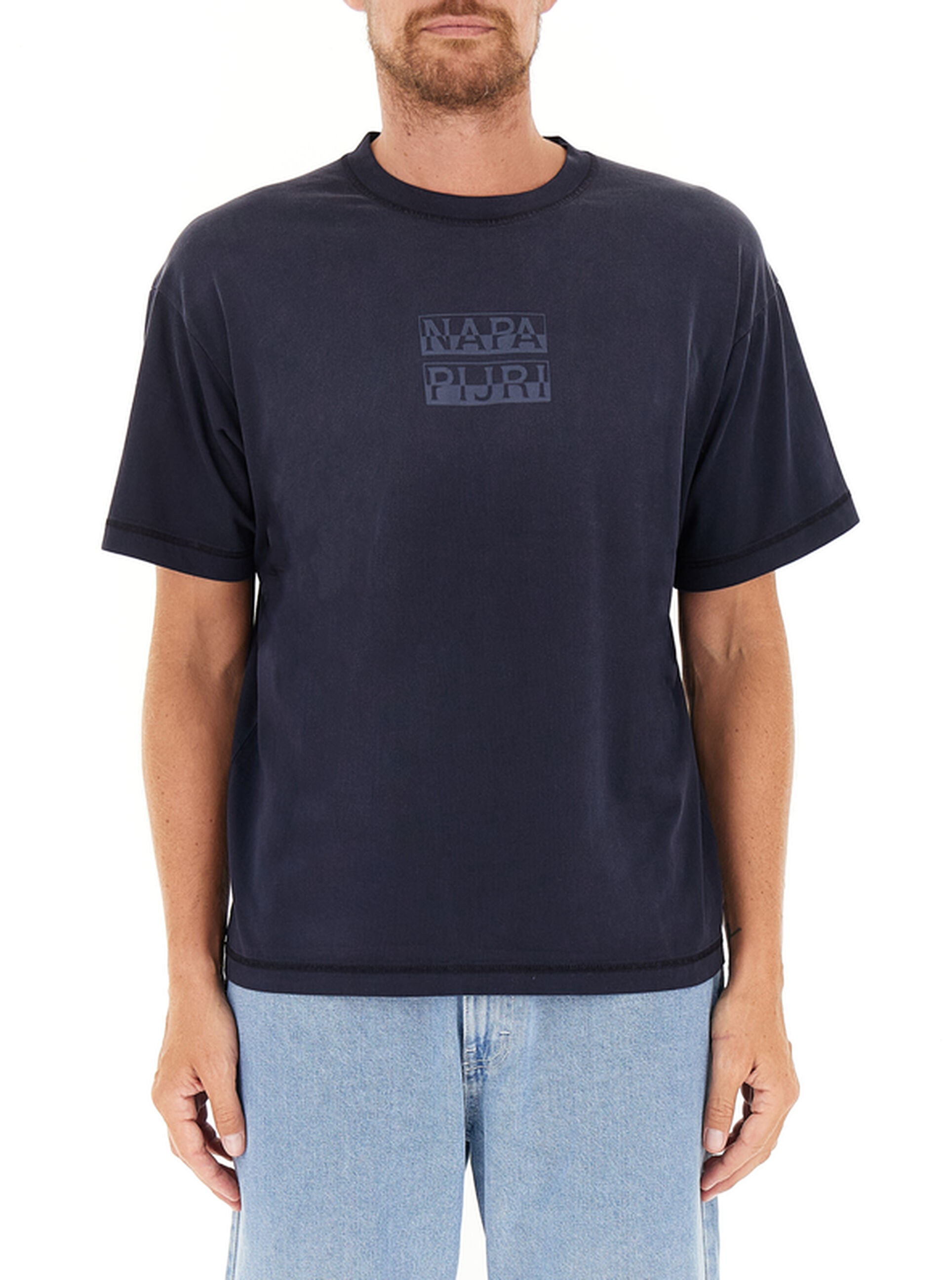 T-shirt girocollo BLU NAVY